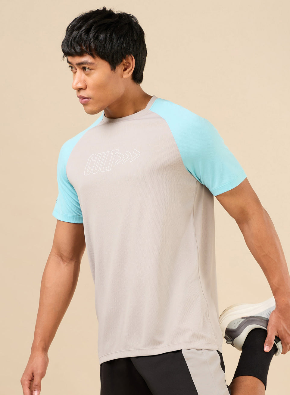 Men's Grey Fit First Training T-shirt