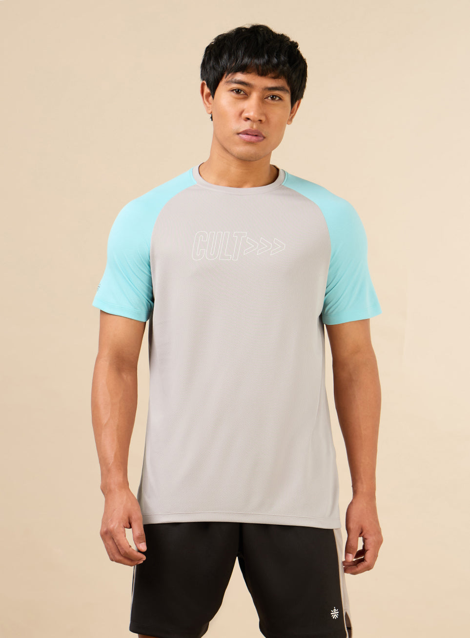 Men's Grey Fit First Training T-shirt
