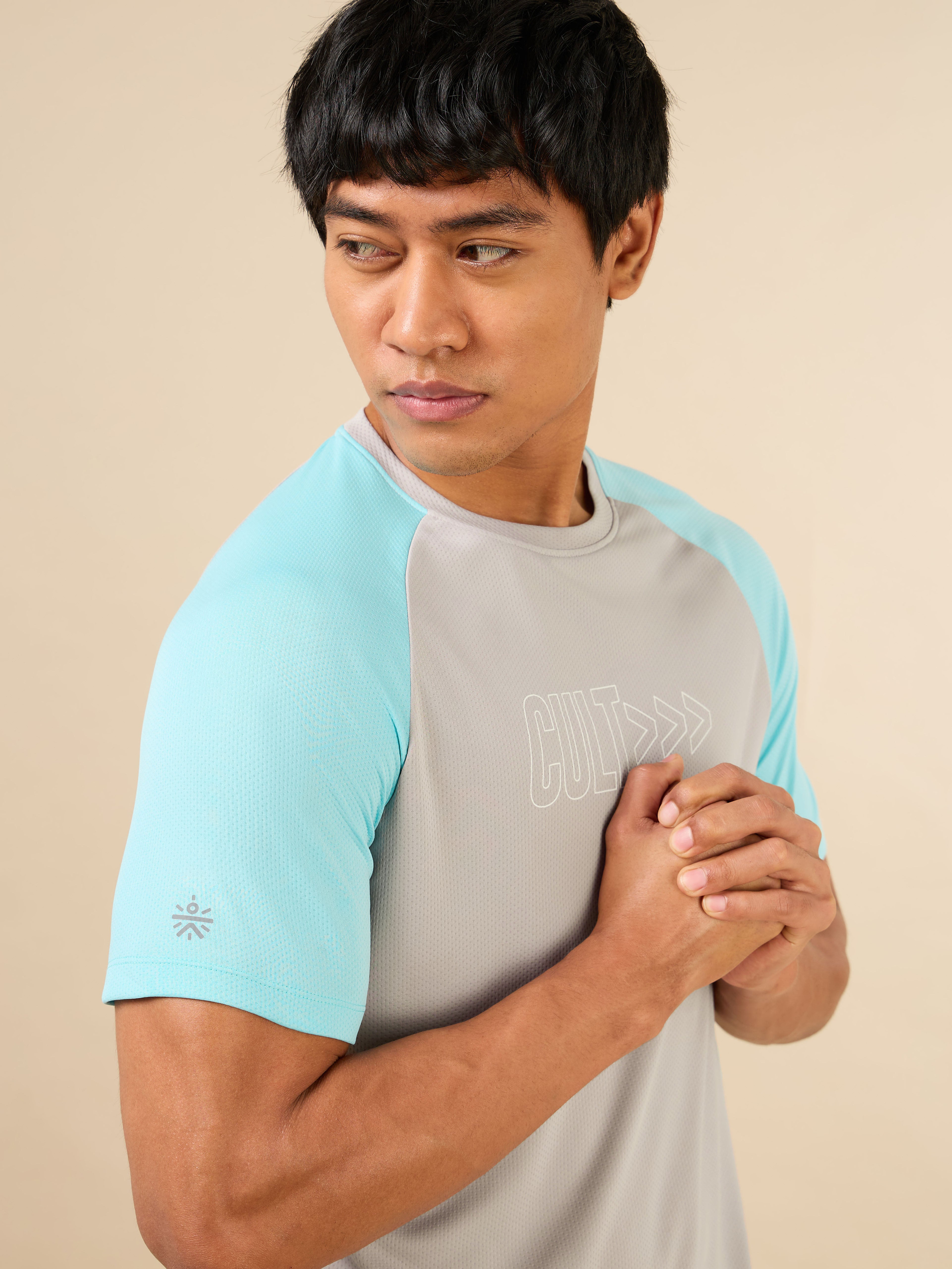 Men's Grey Fit First Training T-shirt