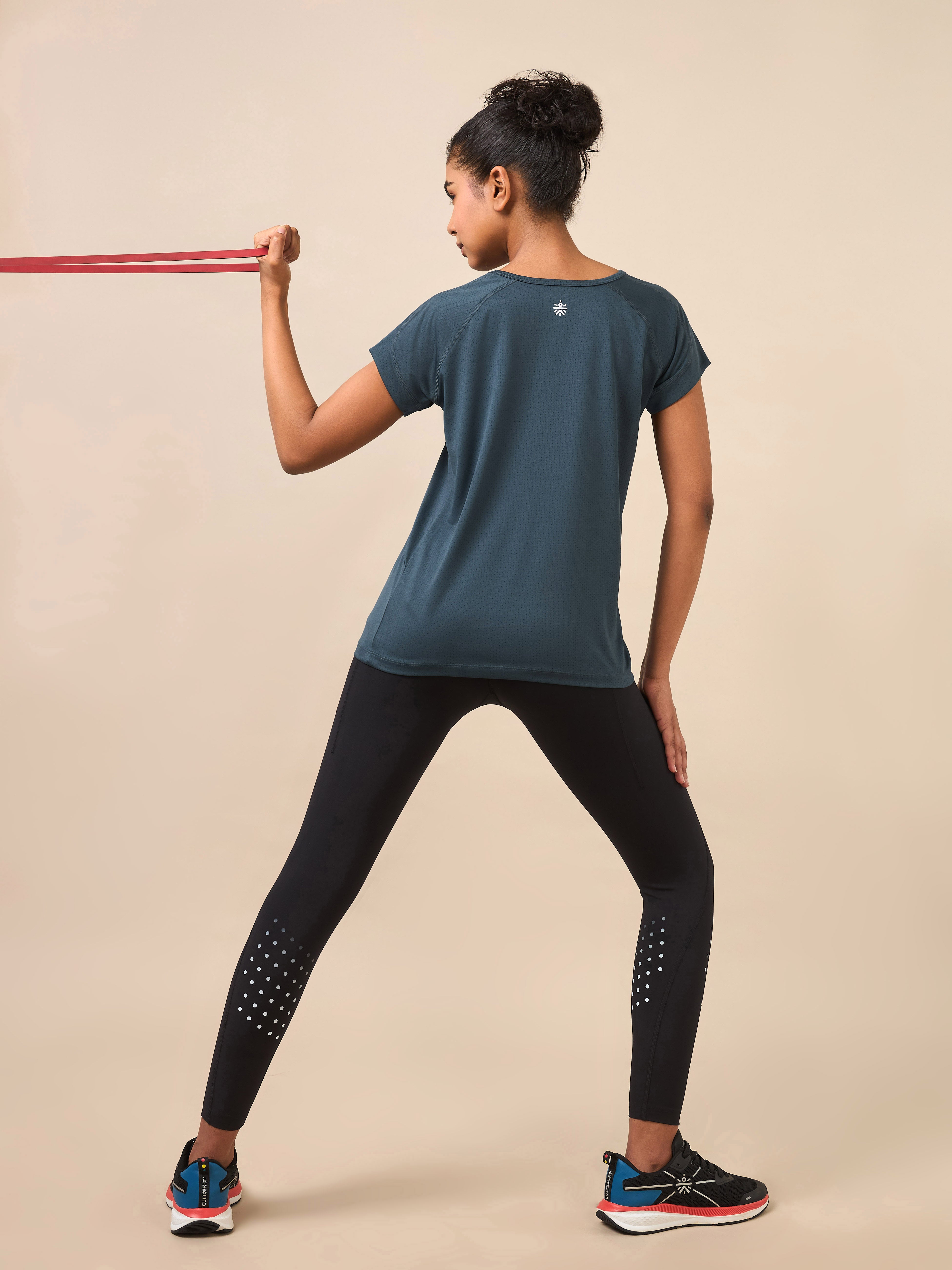 Women's Teal Synergy Performance Top