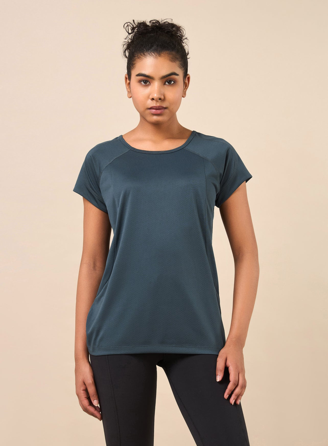 Women's Teal Synergy Performance Top