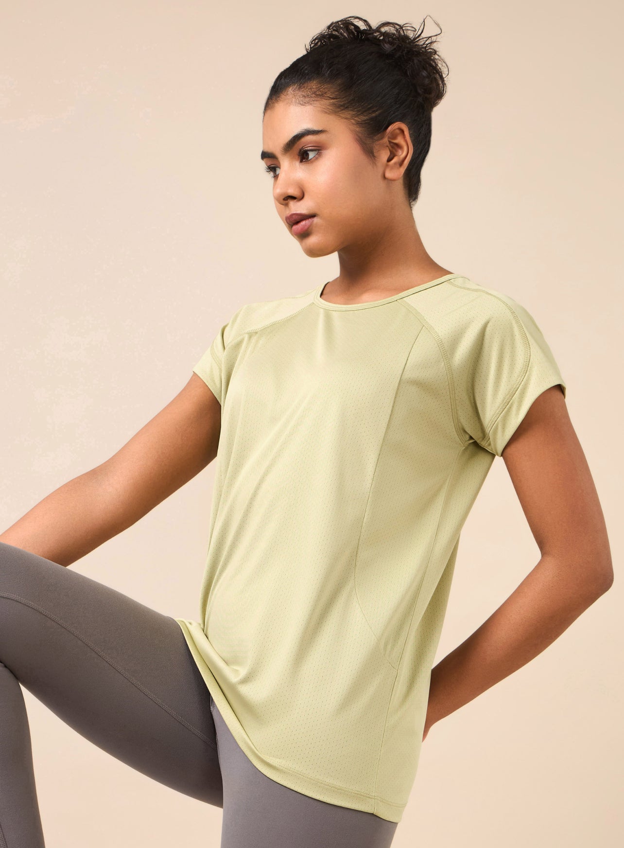 Women's Lt. Green Synergy Performance Top