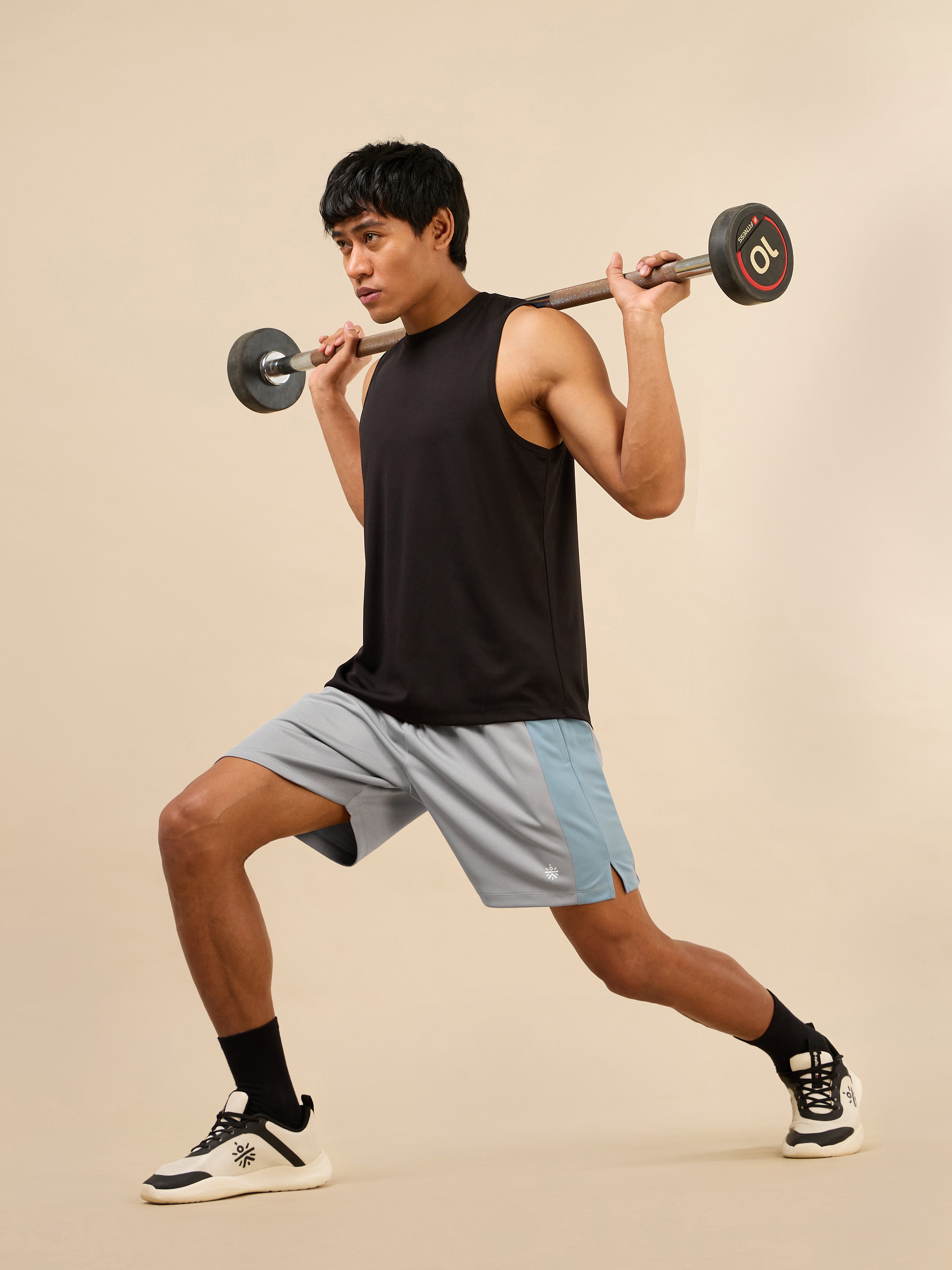 Men's Grey Flex Shorts