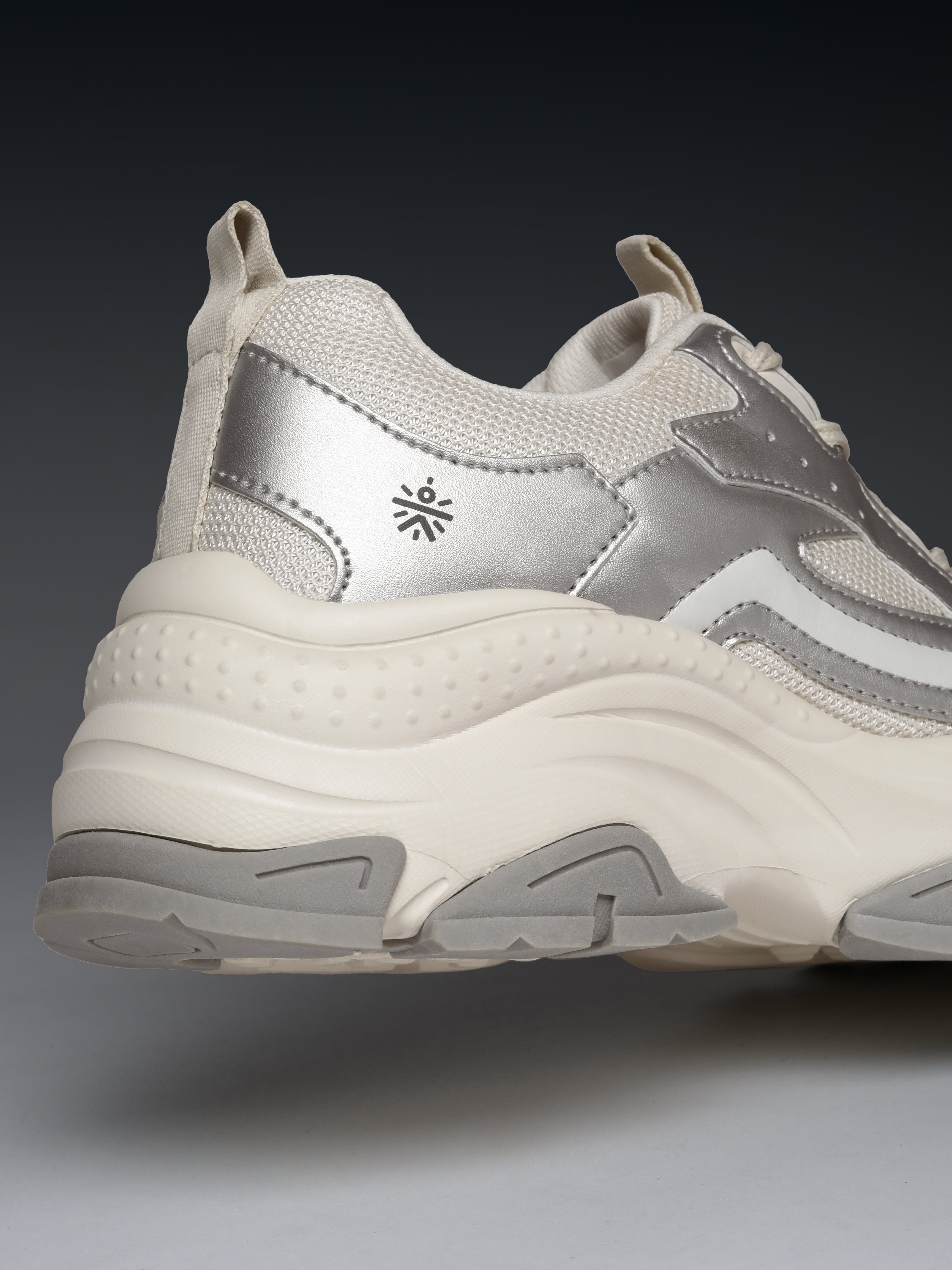 cult Women's Luna Sneakers - Off White/Silver