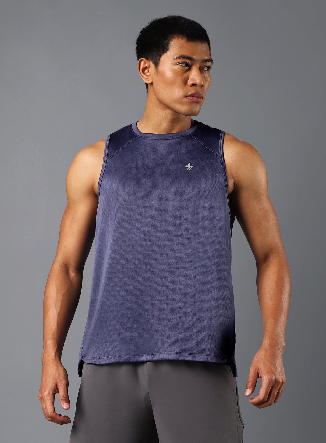 Men's Purple Runner's Pro Tank