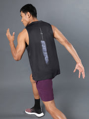 Men's Black Everyday Run Tank