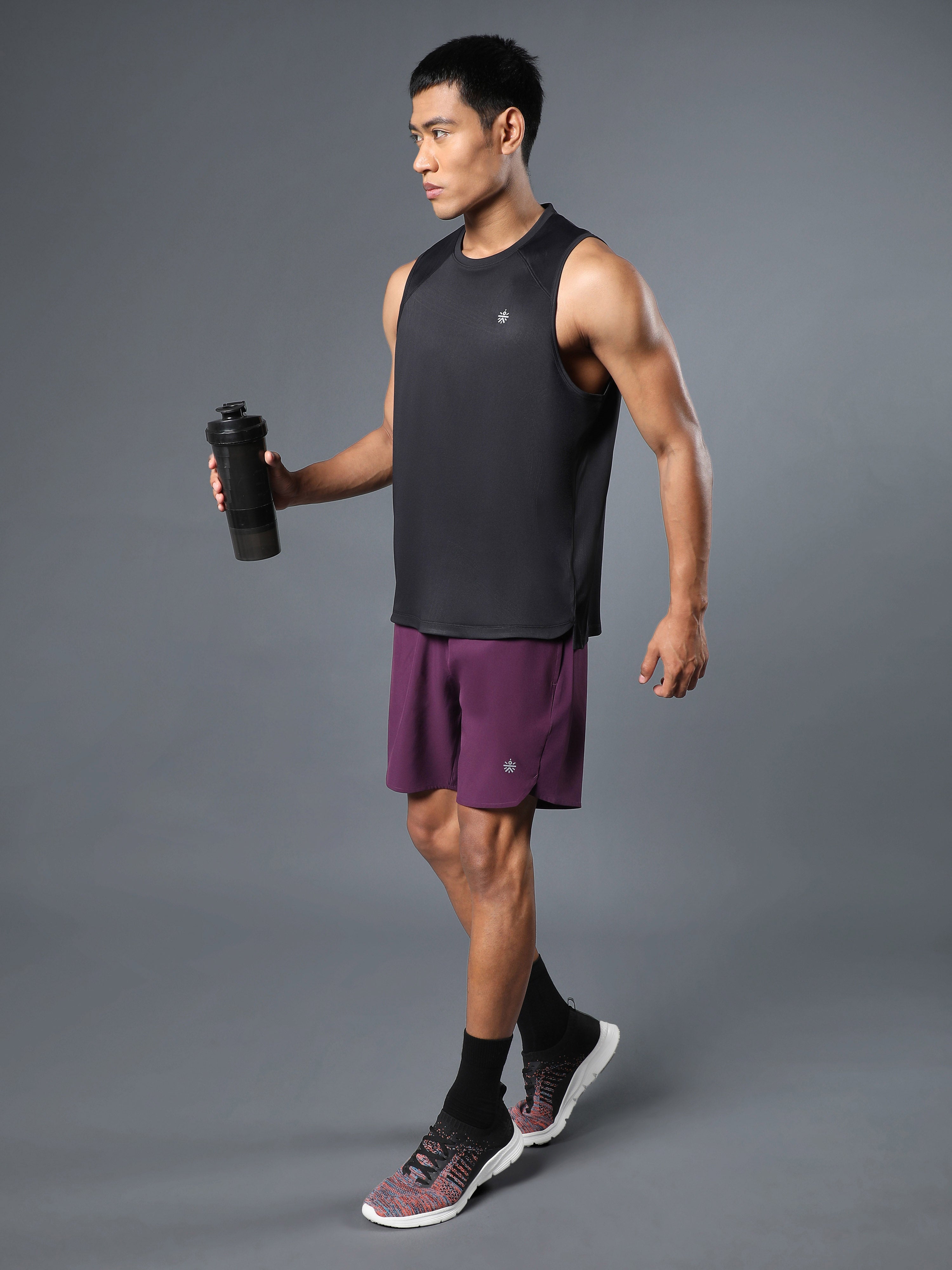 Men's Black Everyday Run Tank