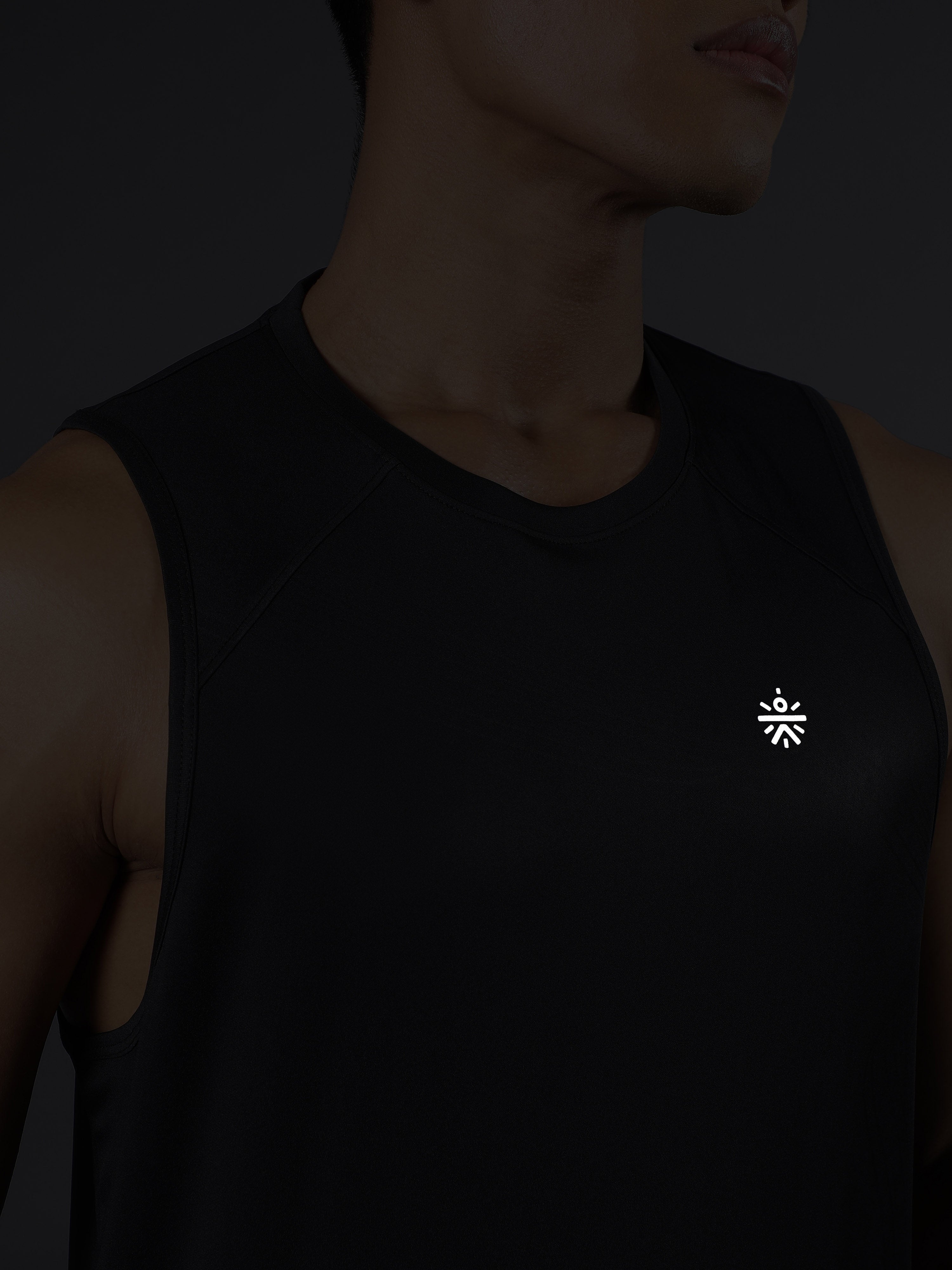 Men's Black Everyday Run Tank
