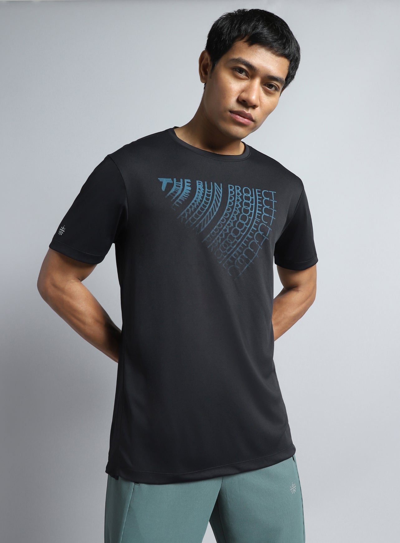 Men's Black The Run Project T-shirt