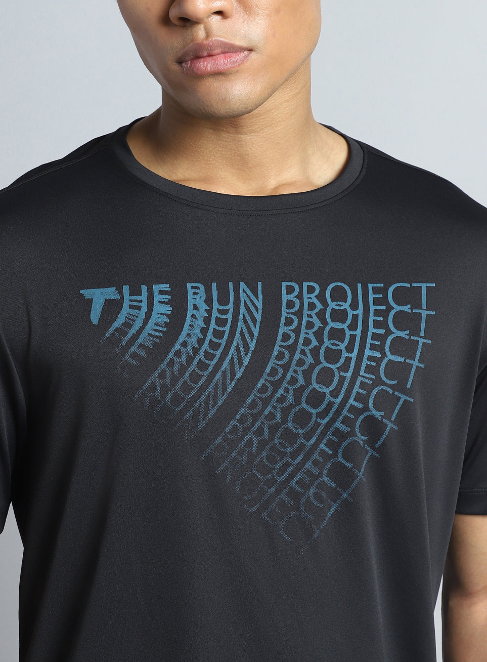 Men's Black The Run Project T-shirt