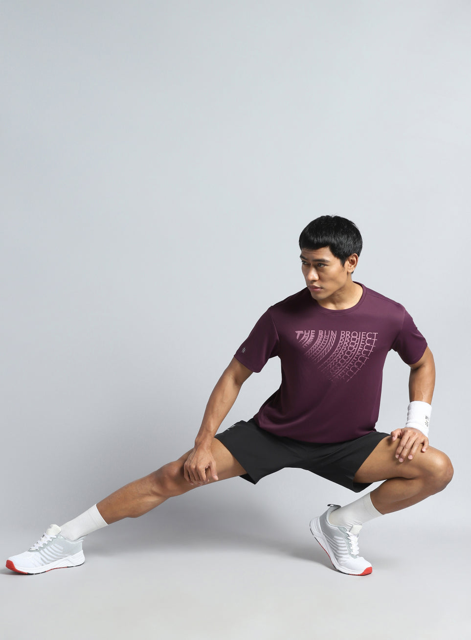 Men's Wine The Run Project T-shirt