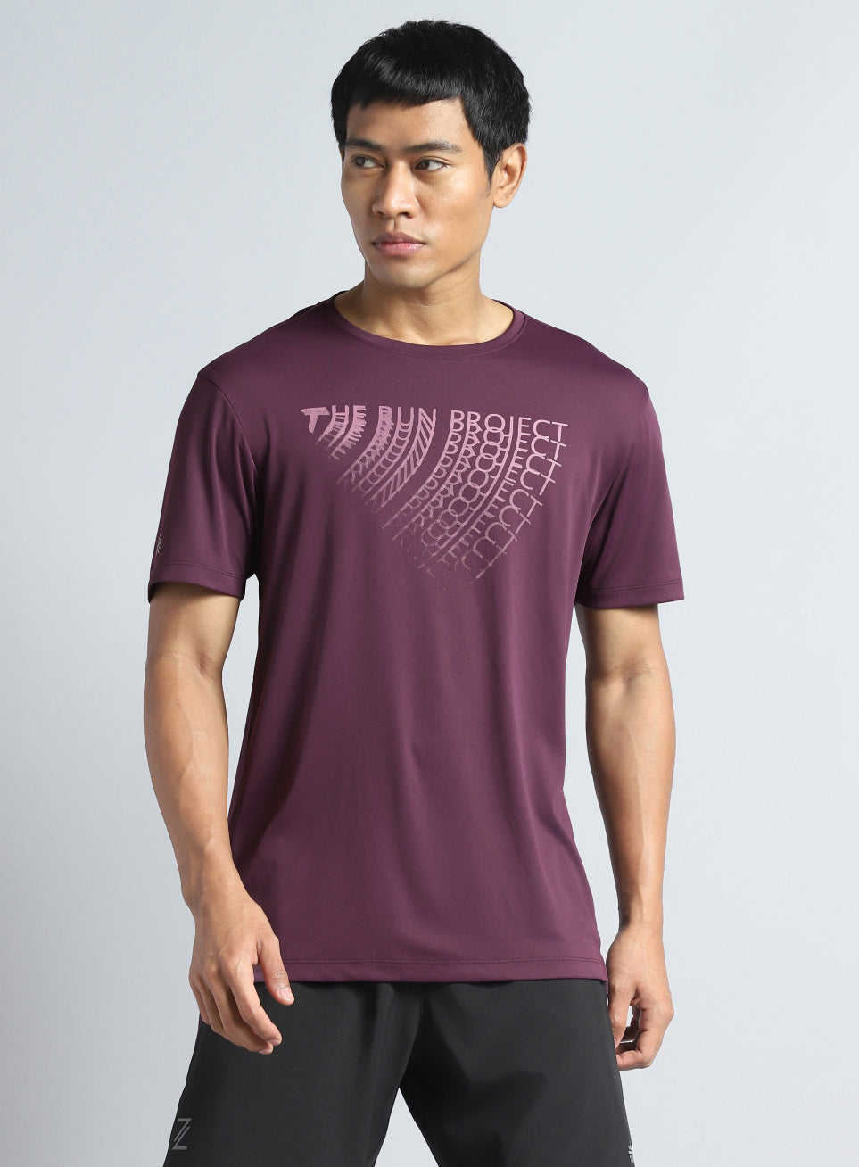 Men's Wine The Run Project T-shirt