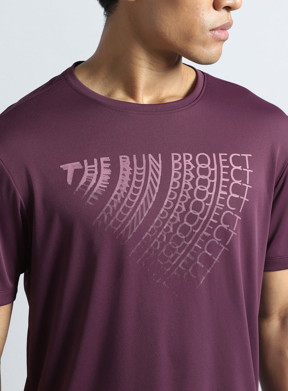 Men's Wine The Run Project T-shirt