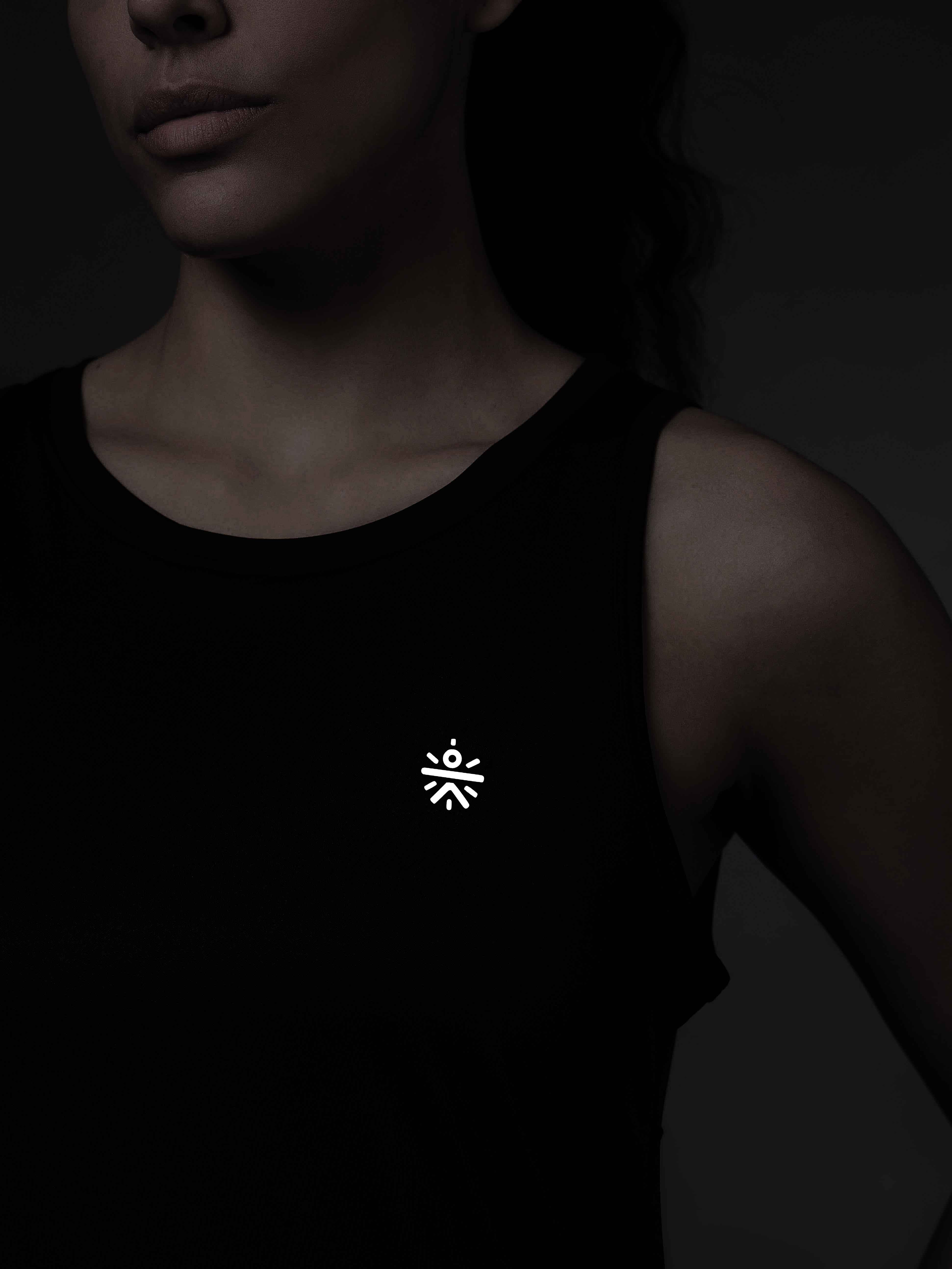 Women's Black Run Forward Tank