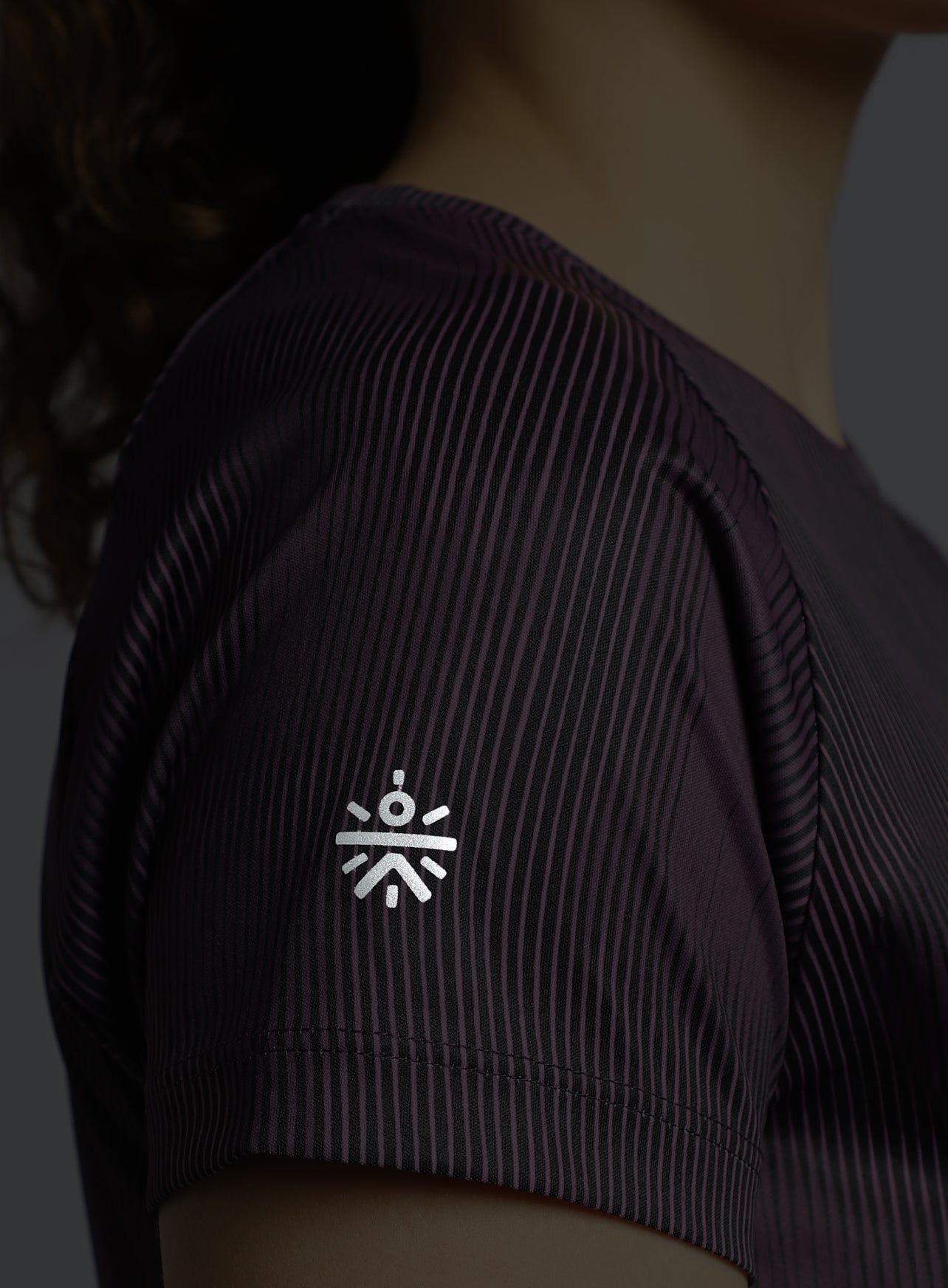 Women's Wine Urban Camo Run T-shirt