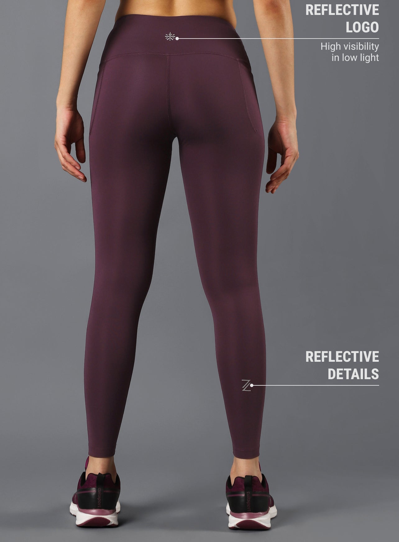 Women's Wine Runner's Essential Tights