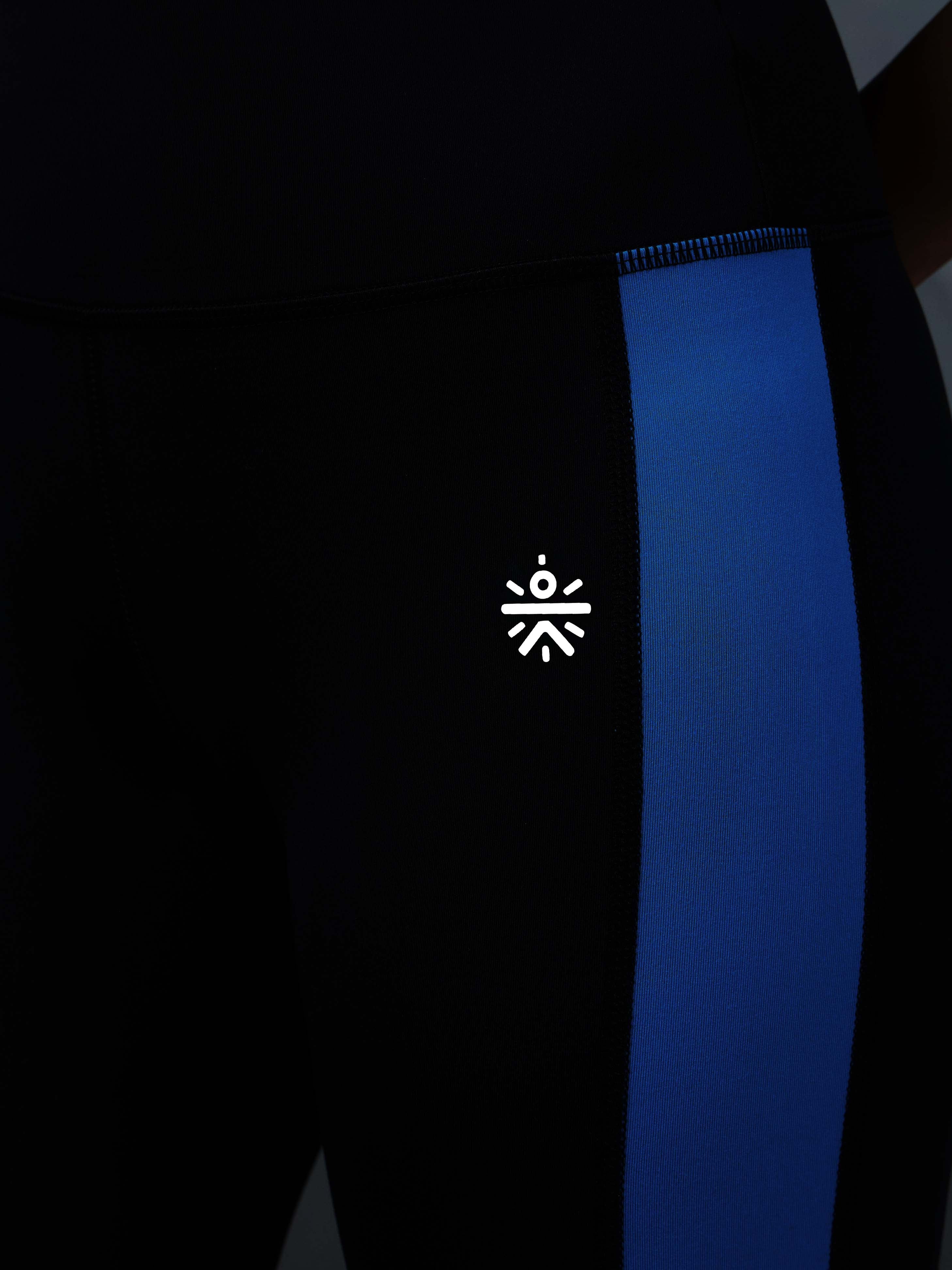 Women's Black Run Elevate Tights