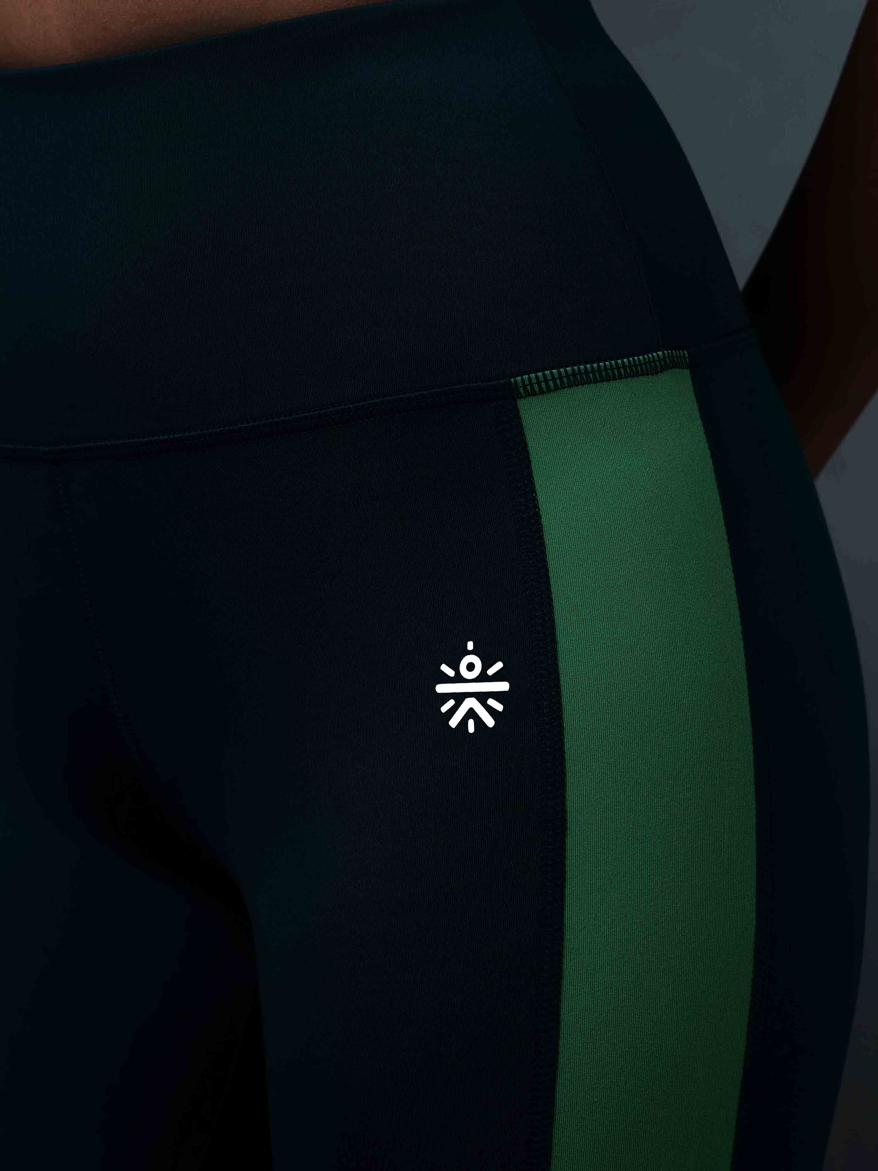 Women's Teal Run Elevate Tights