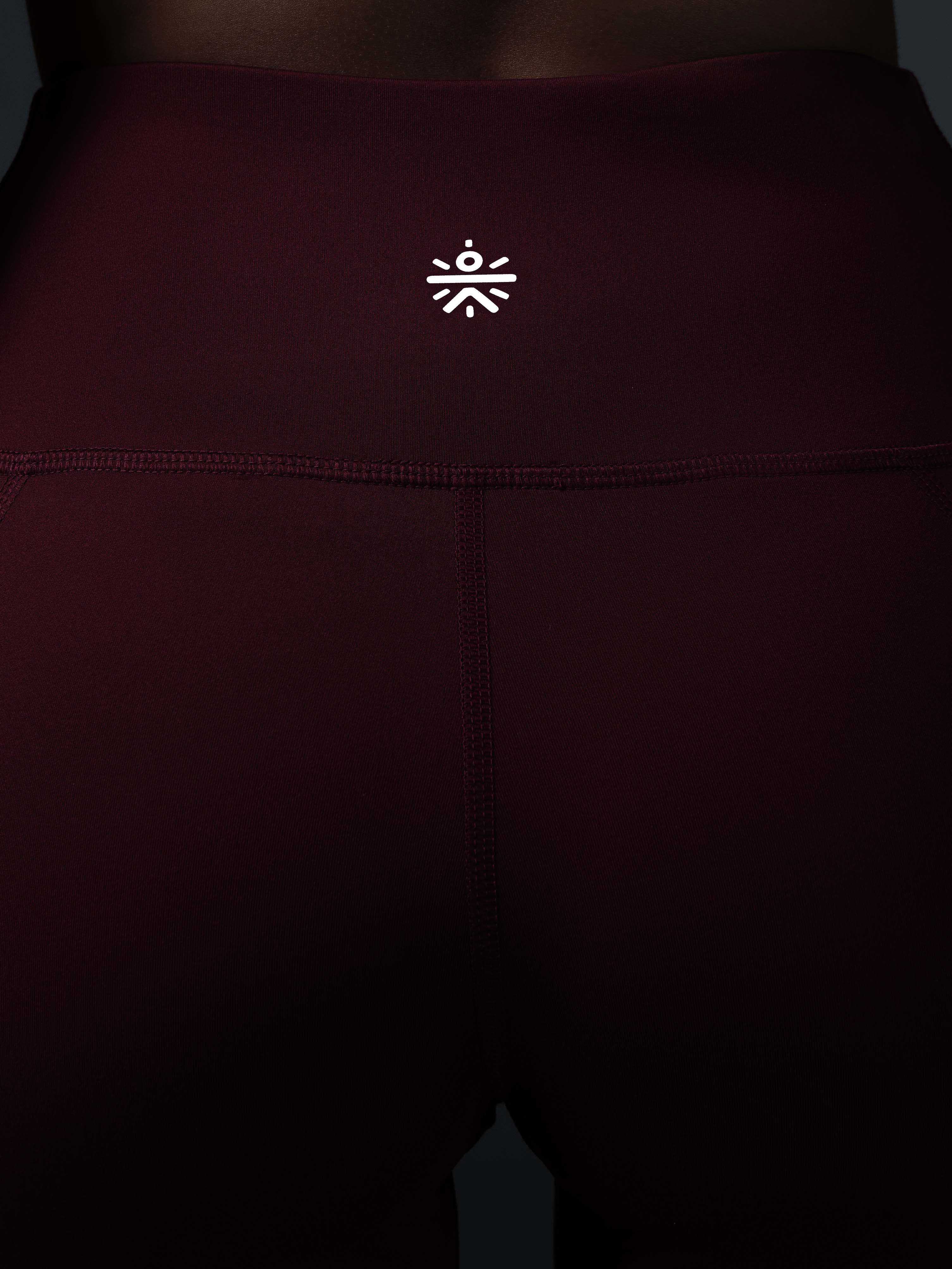 Women's Maroon Ultimate Running Tights