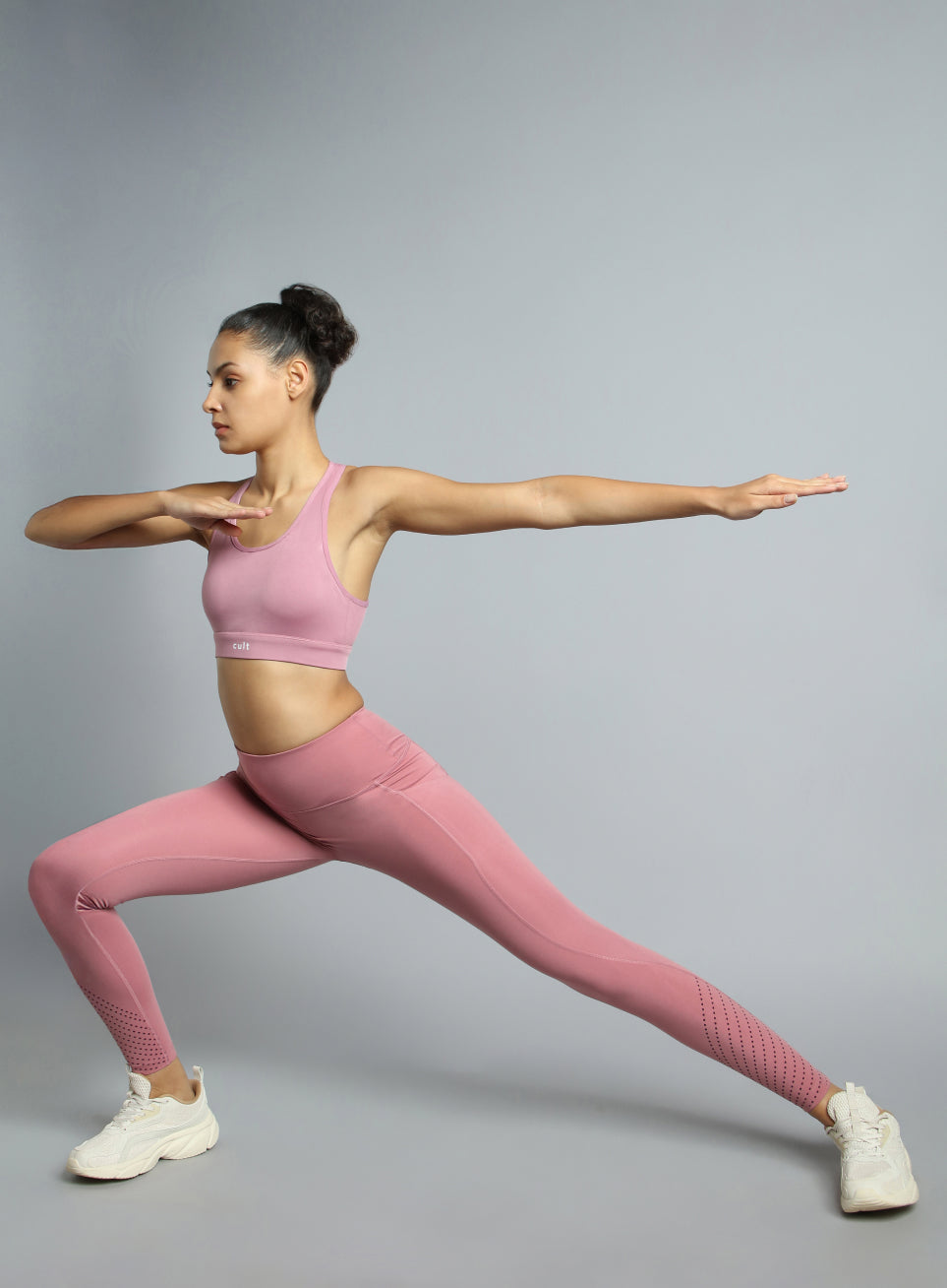 Women's Pink Impact Running Tights