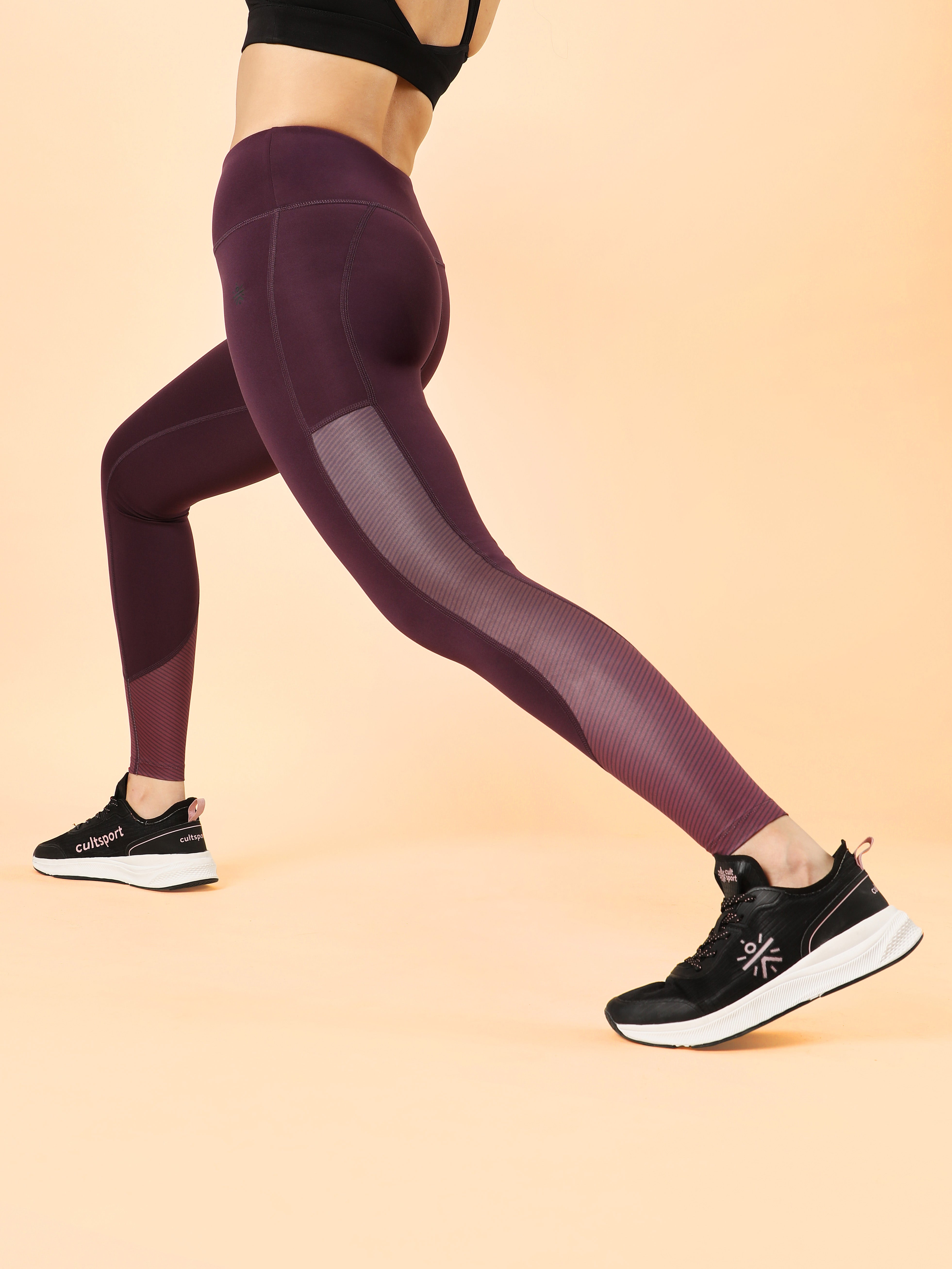 Women's Plum Energy Print Sculpted COMFlex Tights