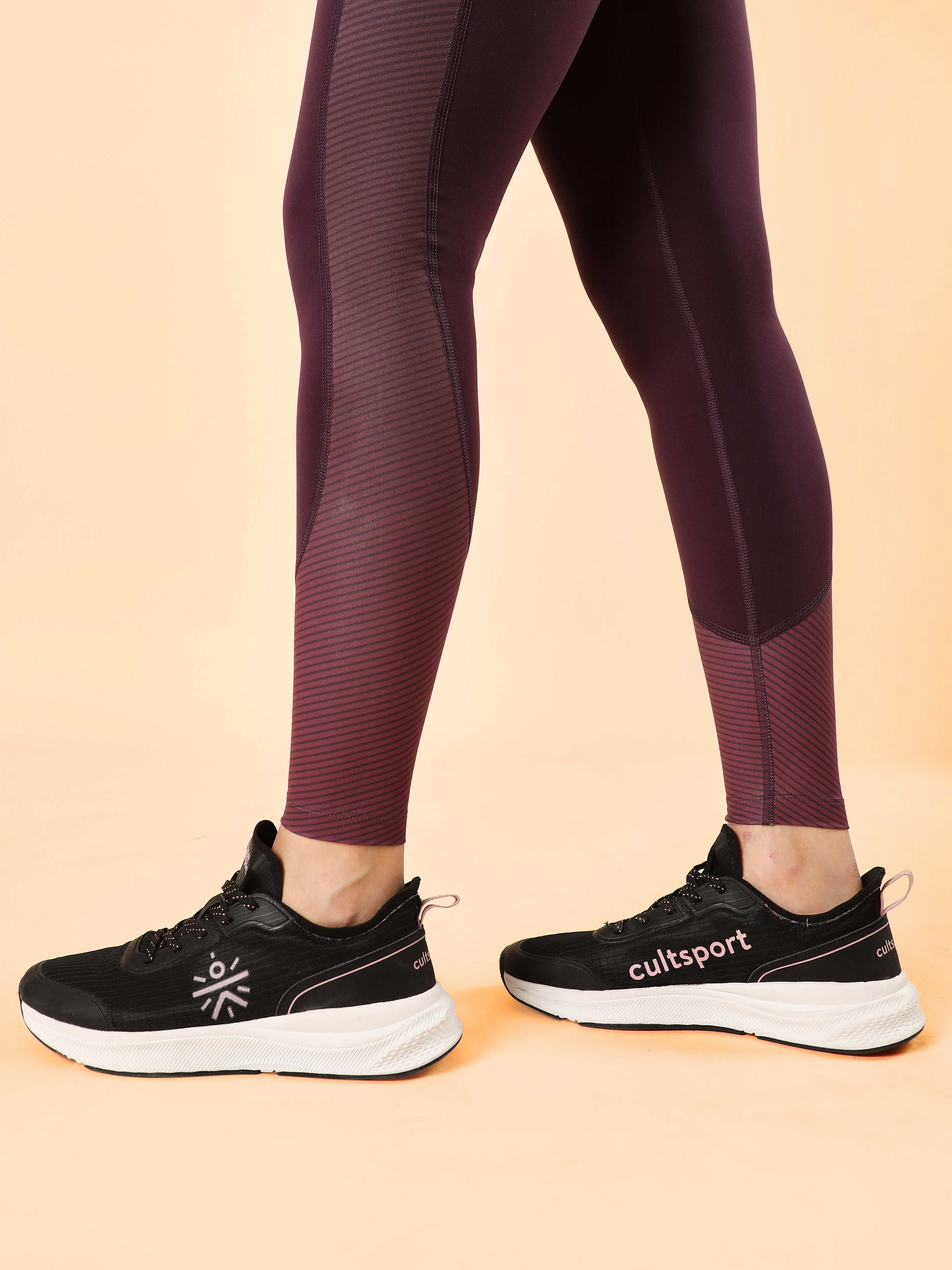 Women's Plum Energy Print Sculpted COMFlex Tights