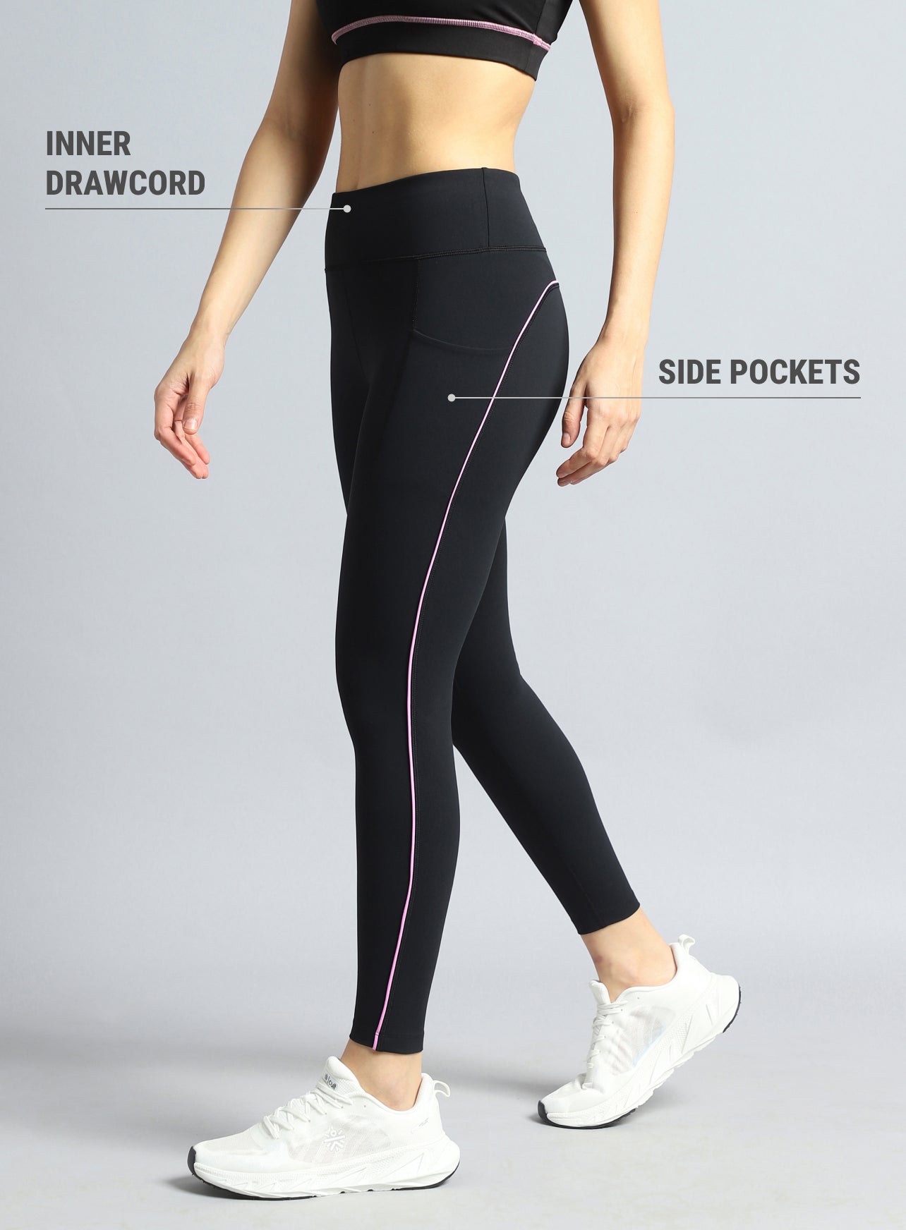 Women's Black Train All Sculpted COMFlex Tights