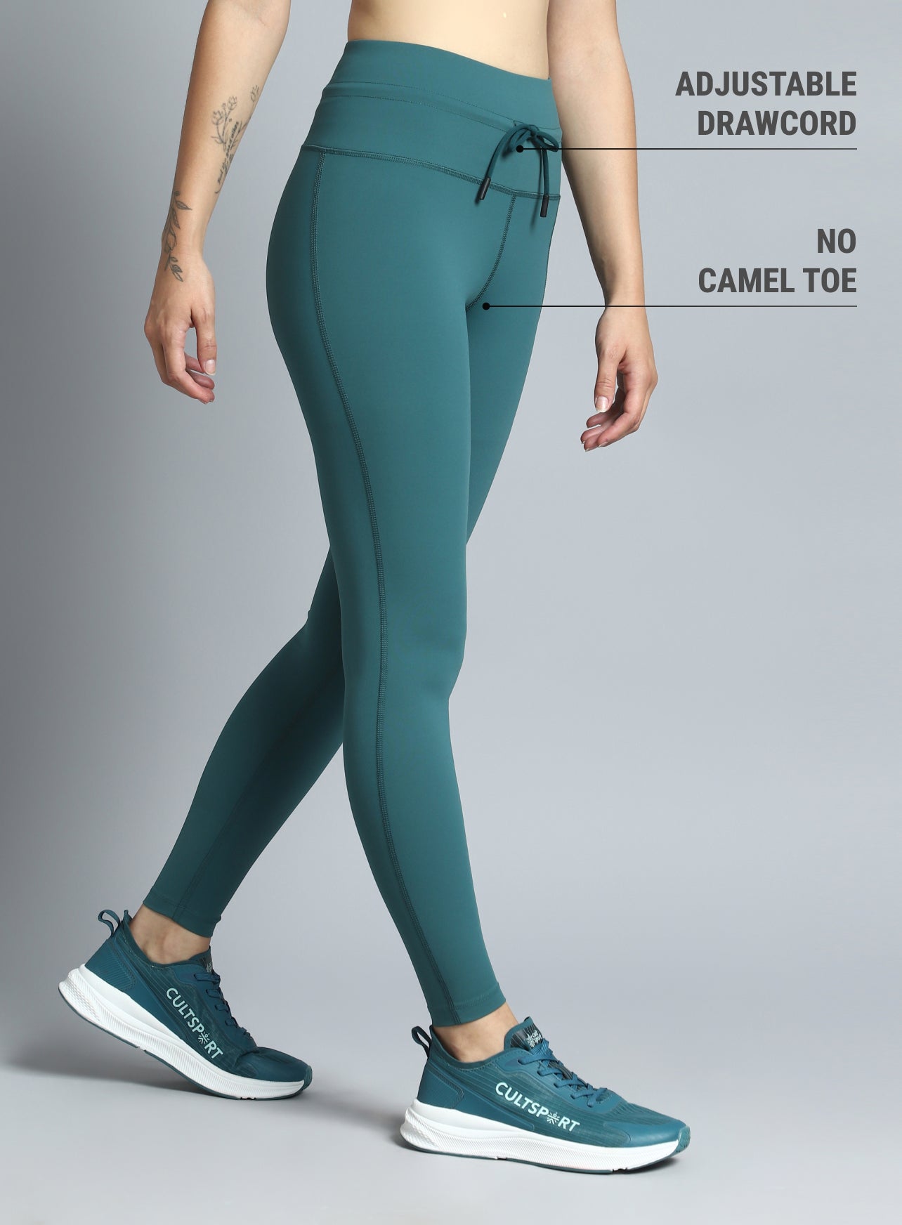 Women's Teal Performance Pro Training COMFlex Tights