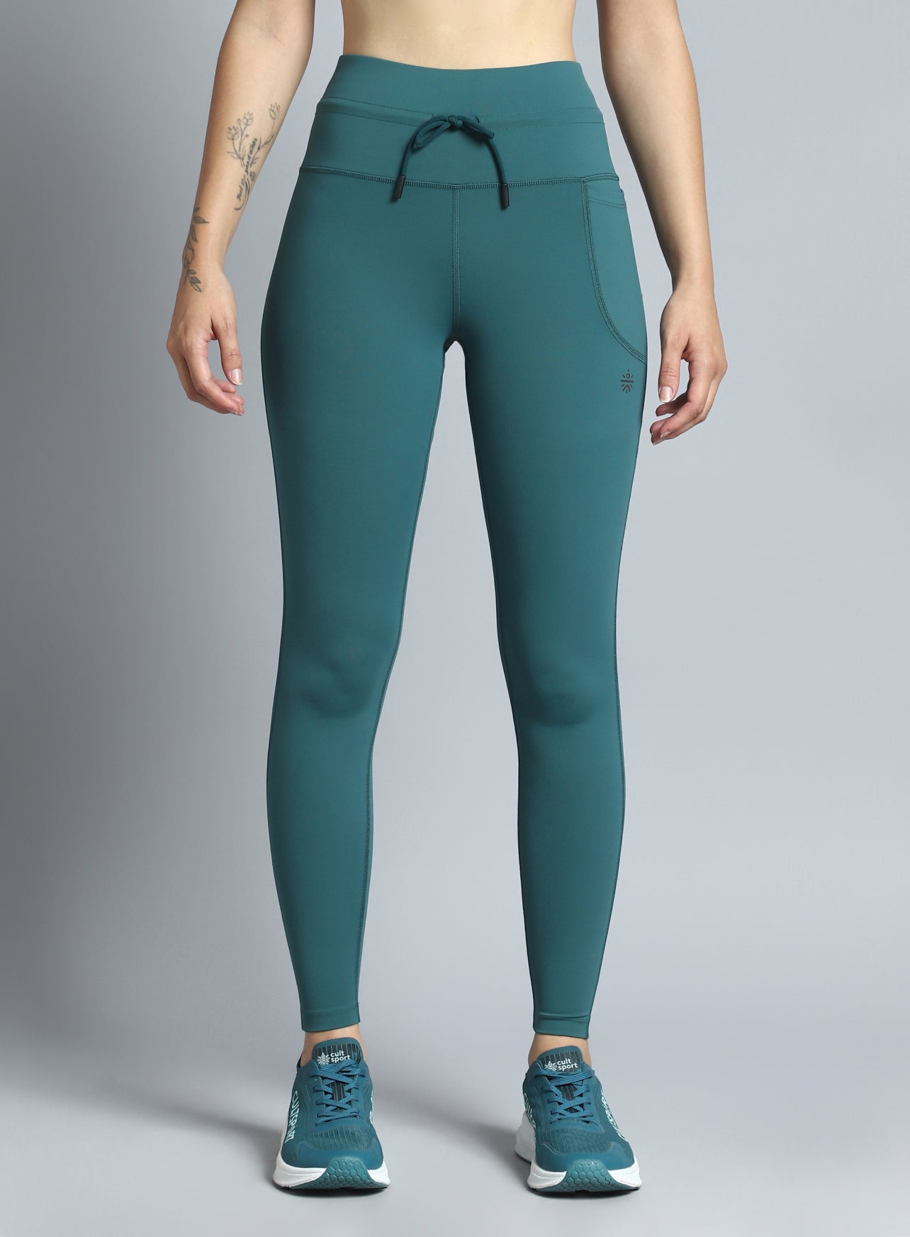 Women's Teal Performance Pro Training COMFlex Tights