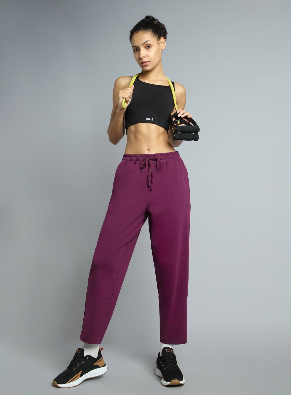 Women's Wine Traveller Tapered Fit Trackpants