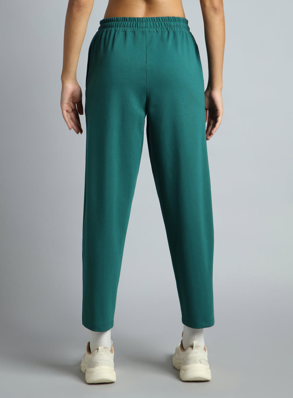 Women's Teal Traveller Tapered Fit Trackpants