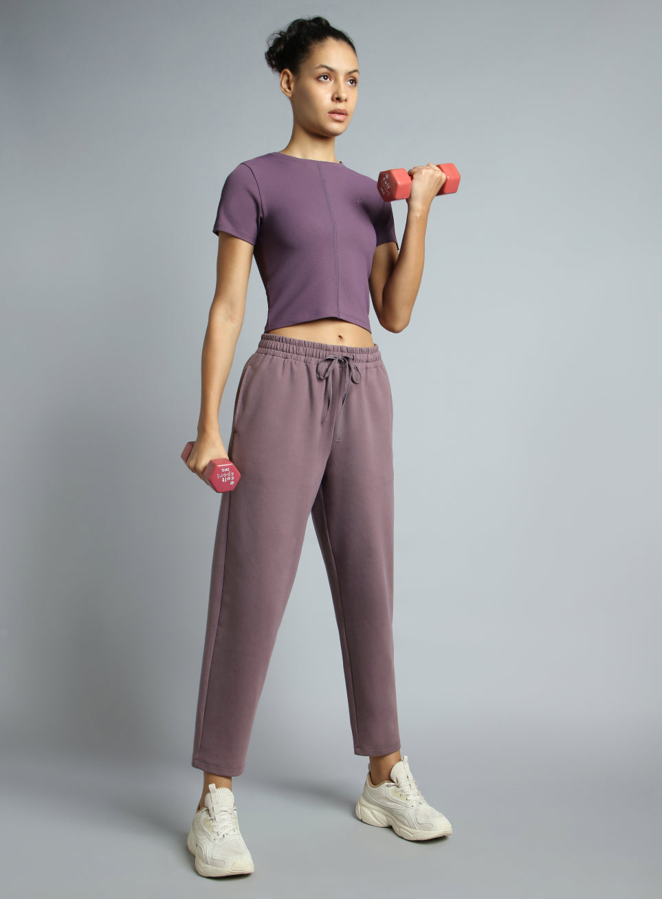 Women's Pink Traveller Tapered Fit Trackpants
