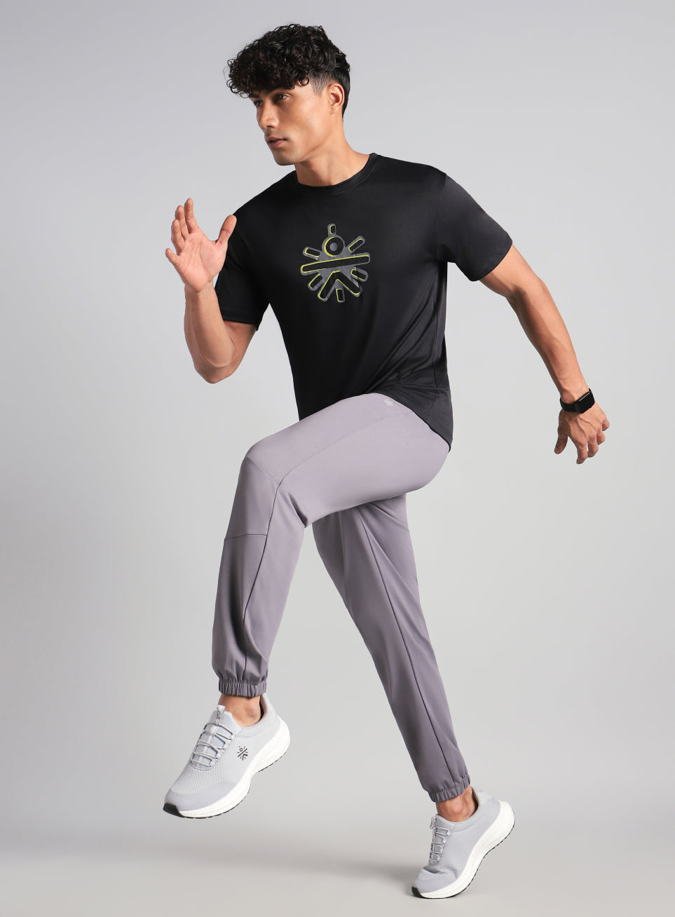 Men's Dark Grey Runner's Pro Joggers