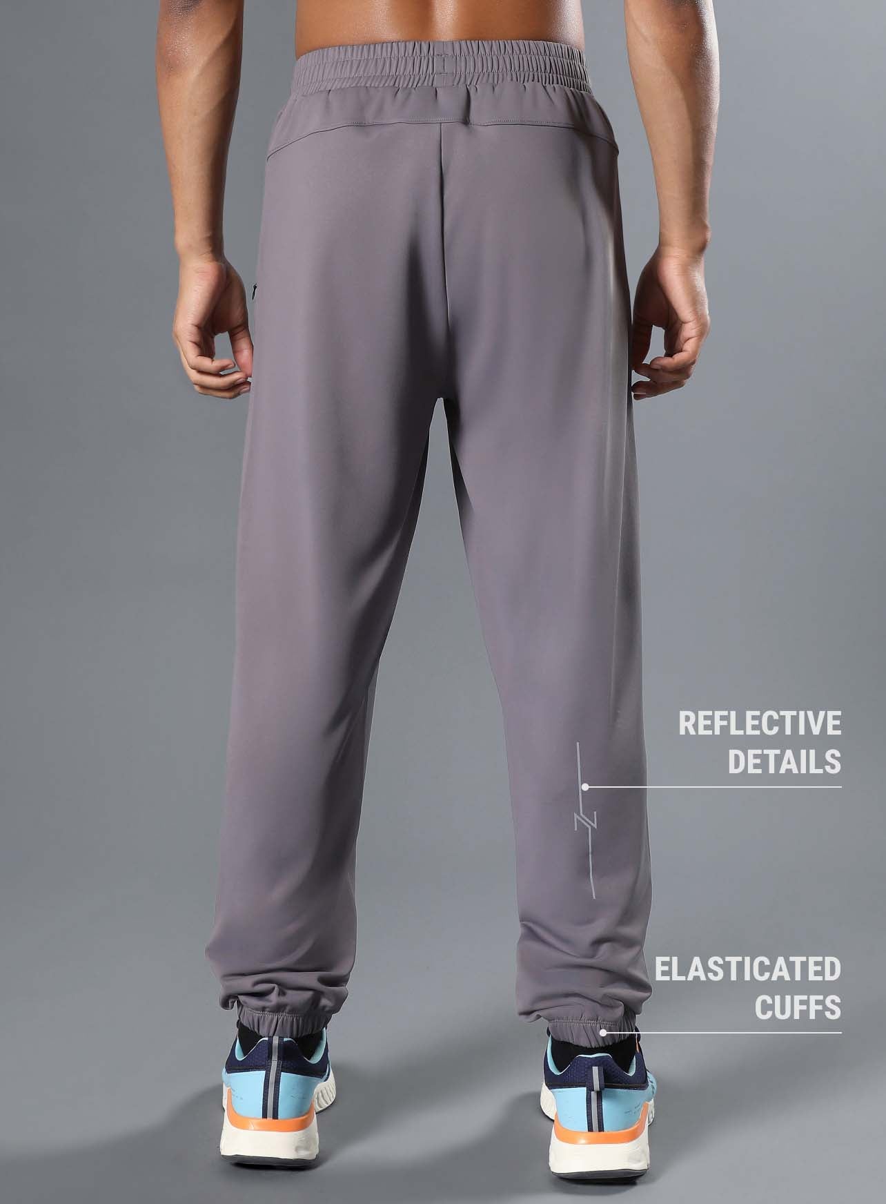 Men's Dark Grey Runner's Pro Joggers