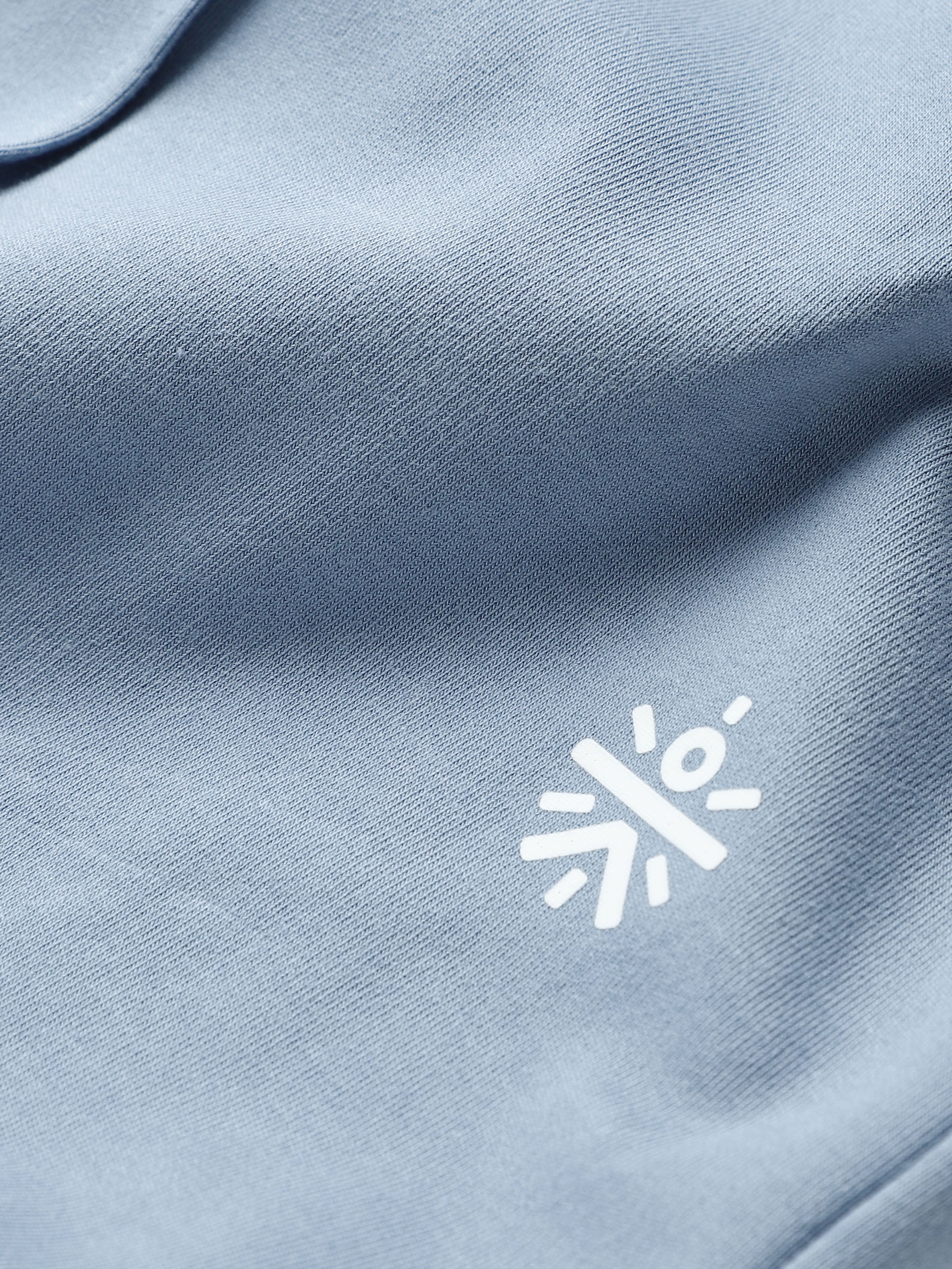 Women's Blue Flex Premium Wide Leg High Waist Pants