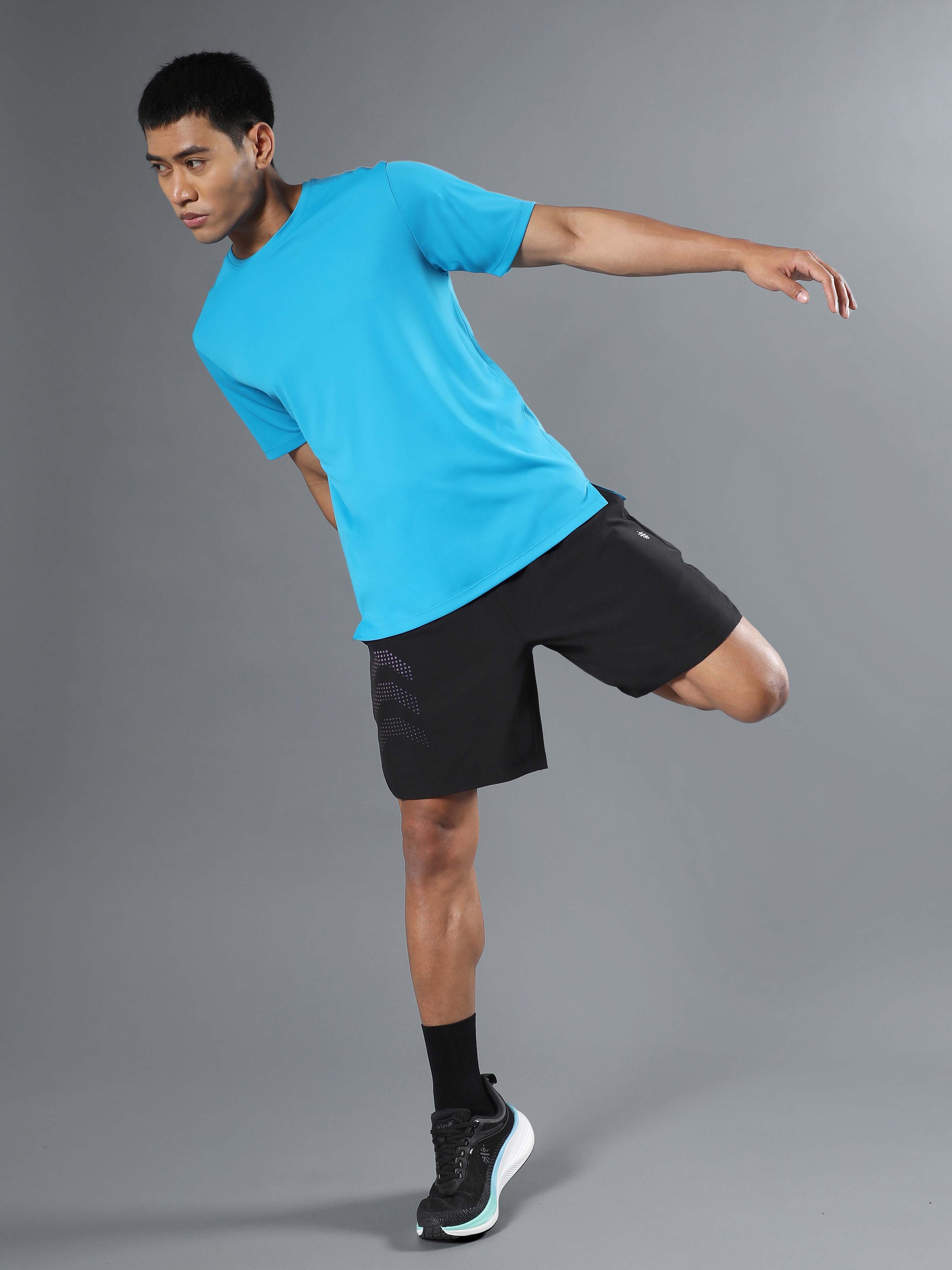 Men's Runner's Blue Essential T-shirt