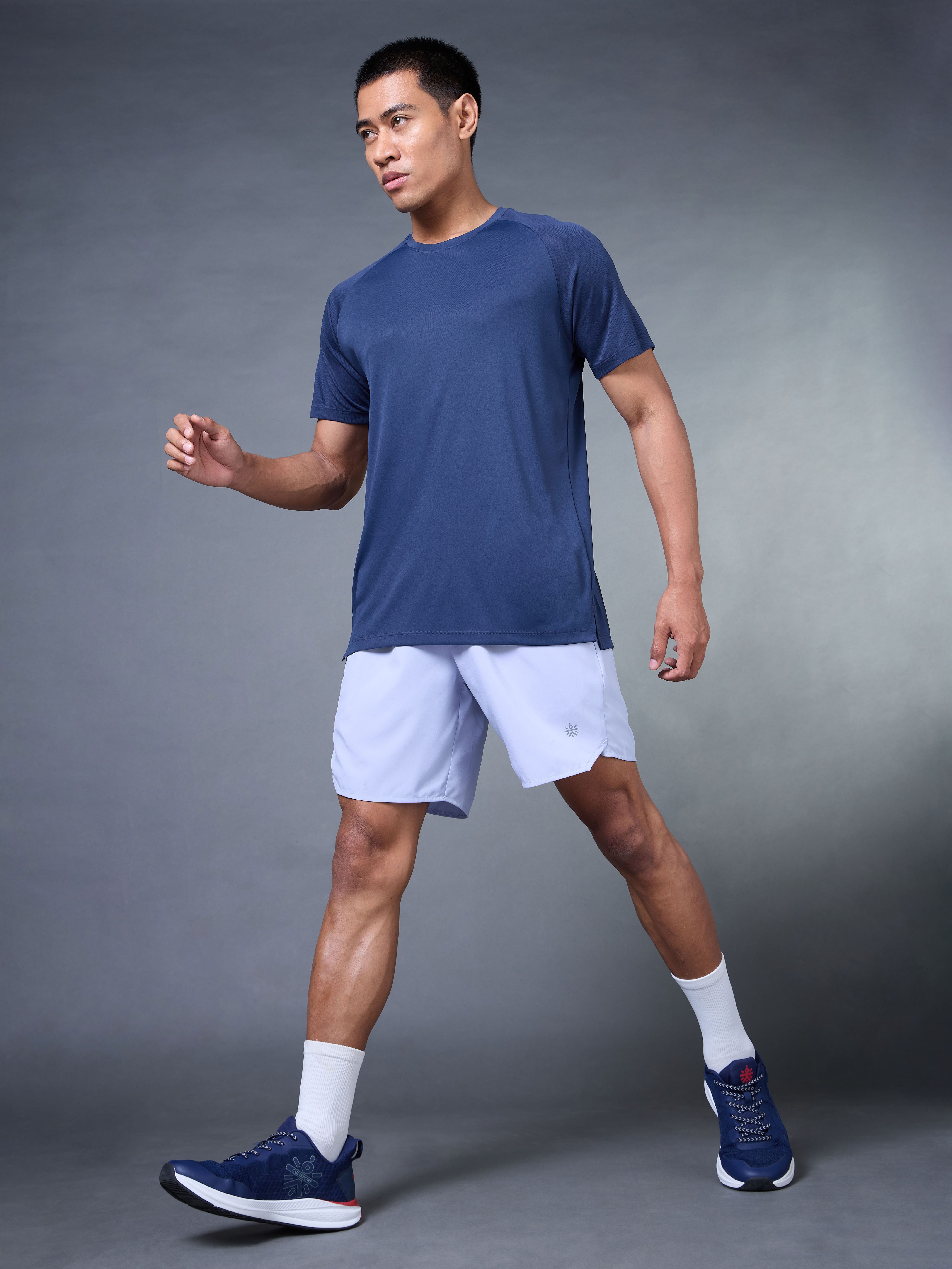 Men's Navy Run Elevate T-shirt