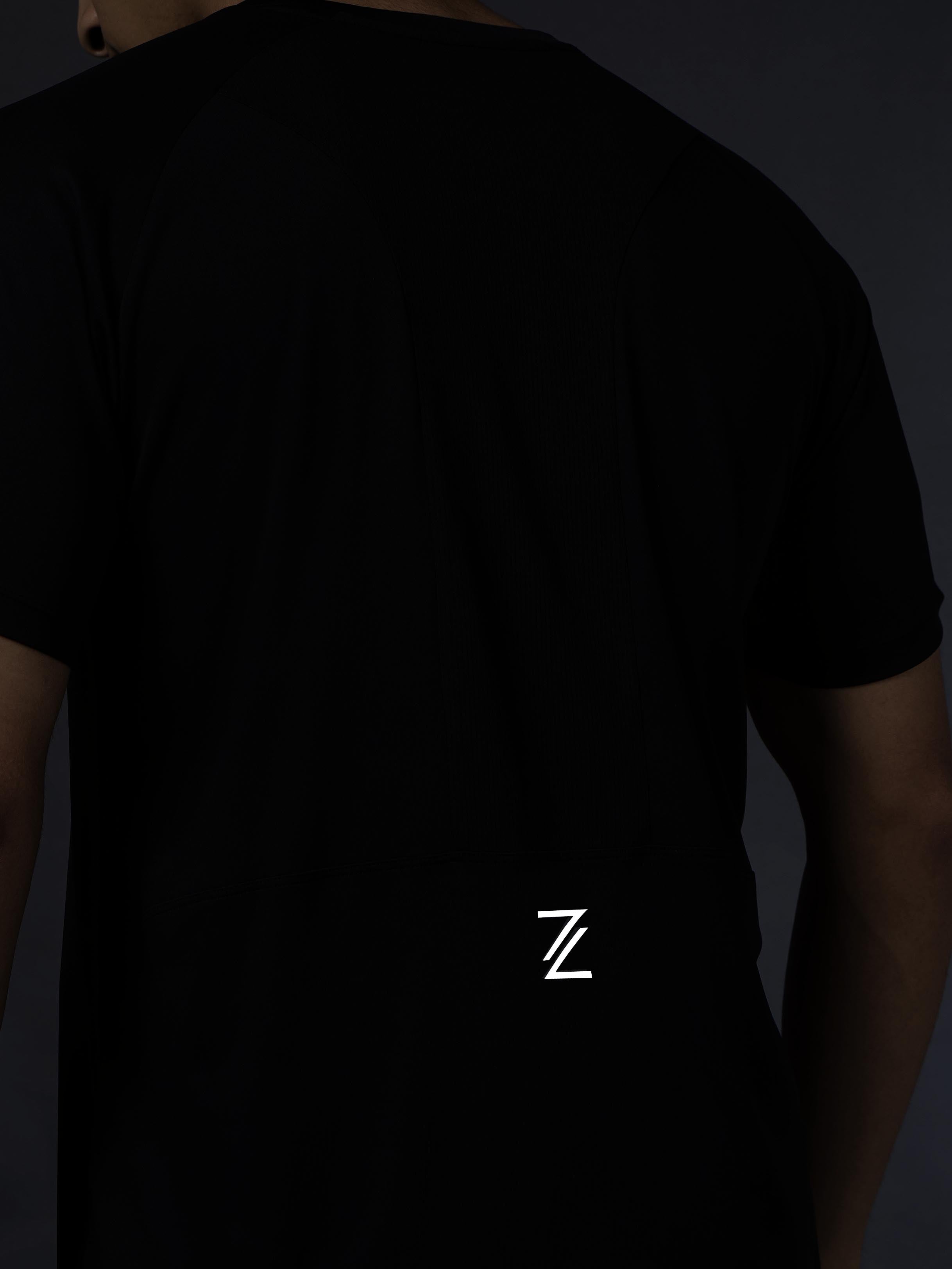 Men's Black Runner's Pro T-shirt