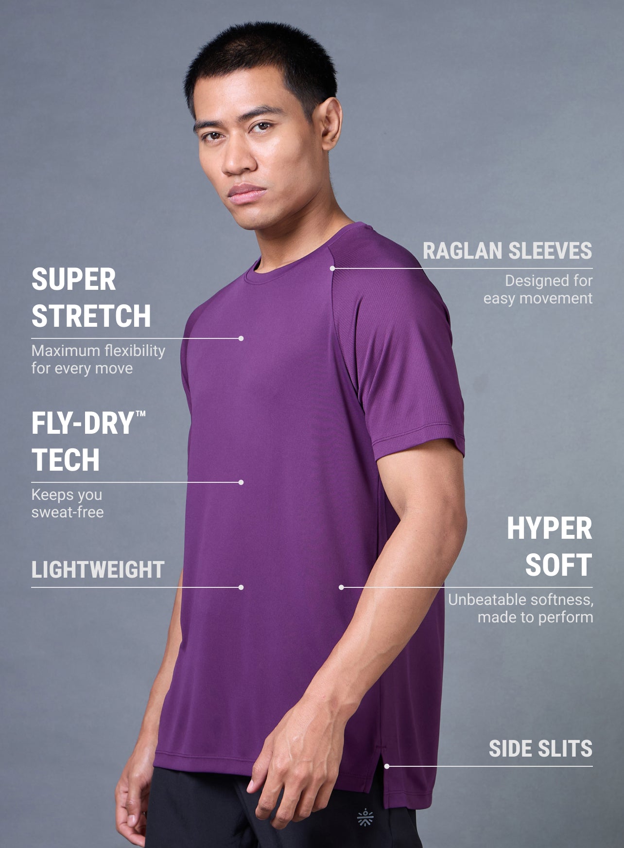 Men's Wine Everyday Run T-shirt