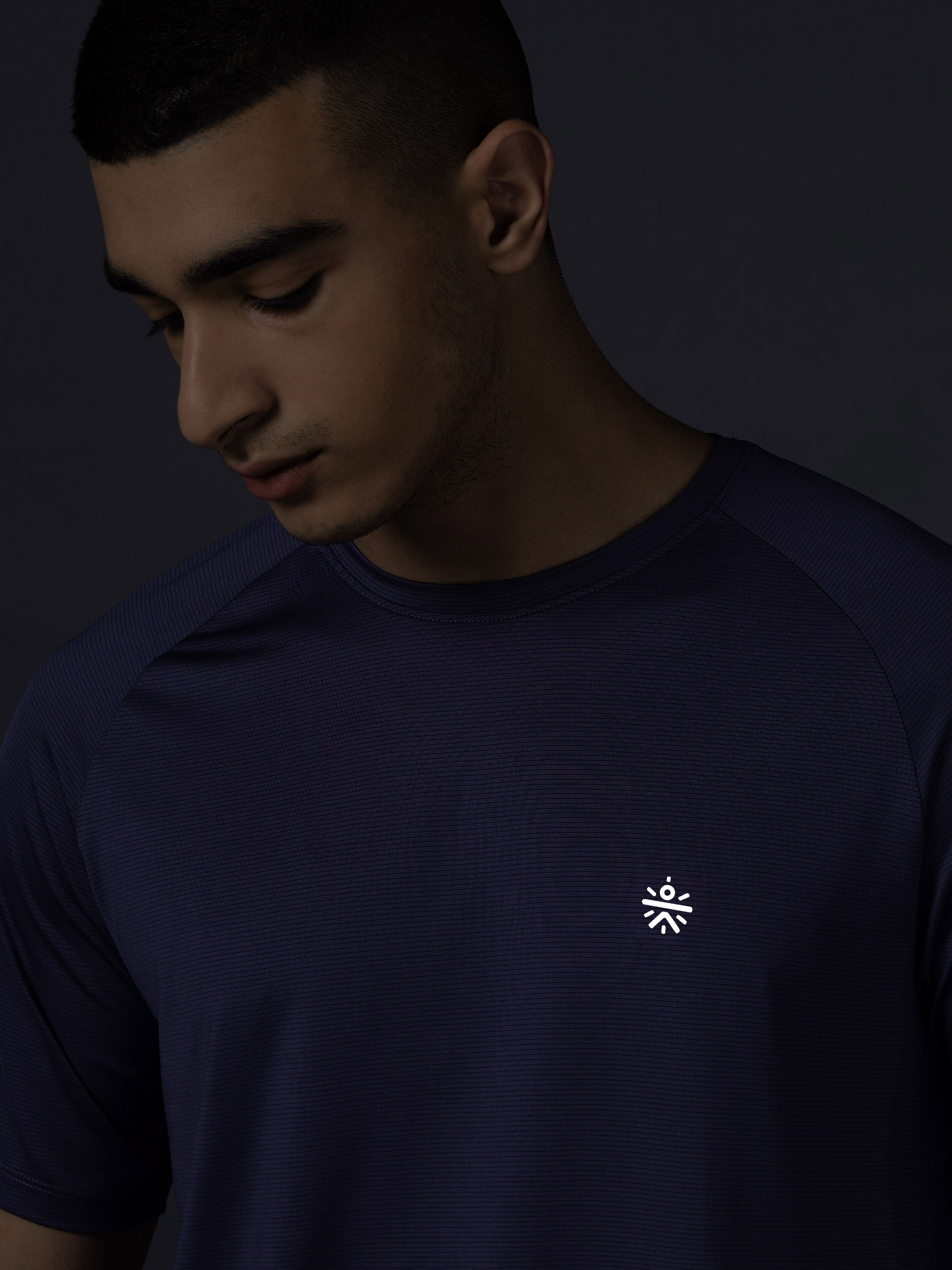 Men's Purple Run Forward T-shirt