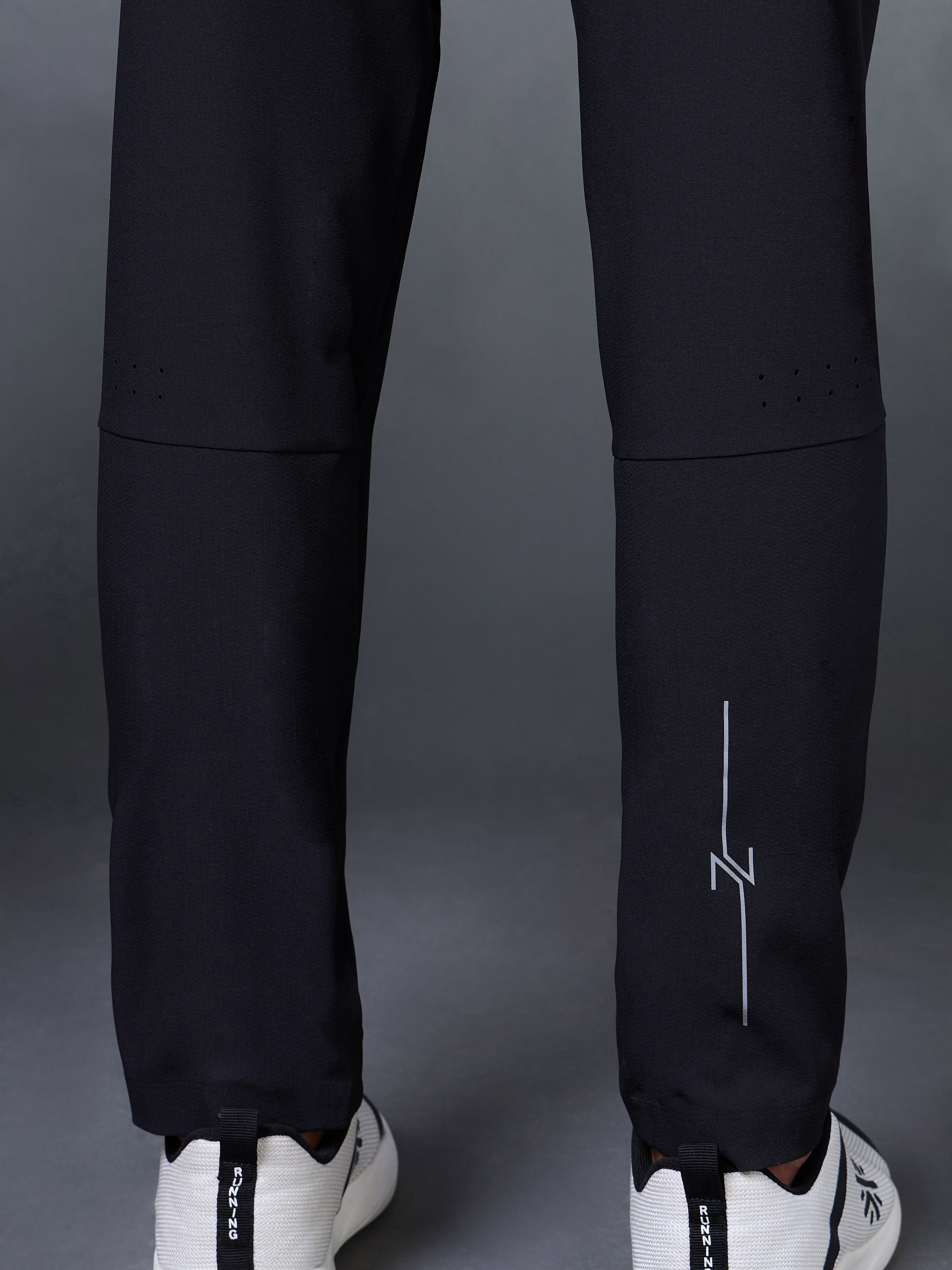 Men's Black Impact Running Trackpants