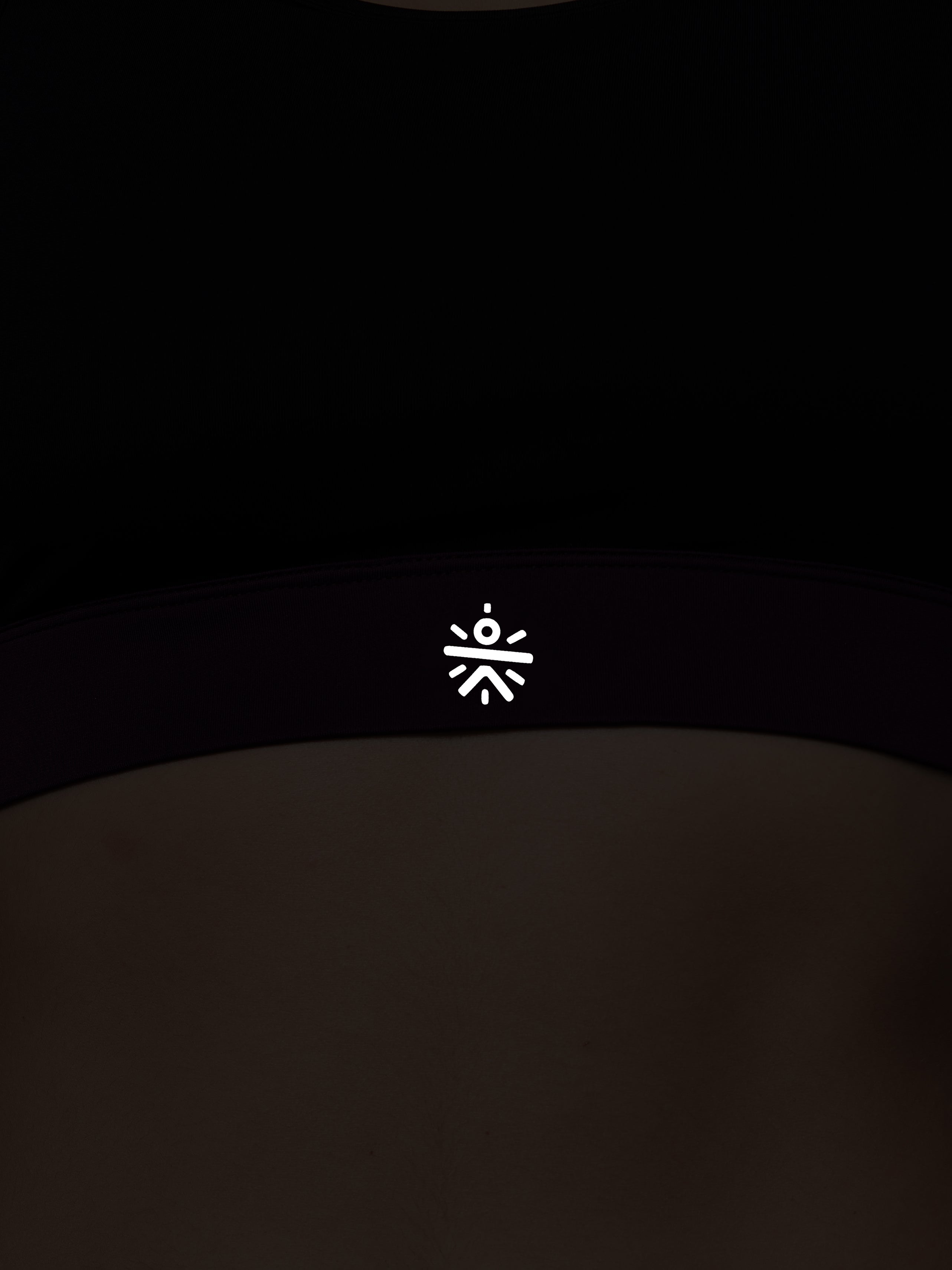 Women's Black Run Forward High Support Bra