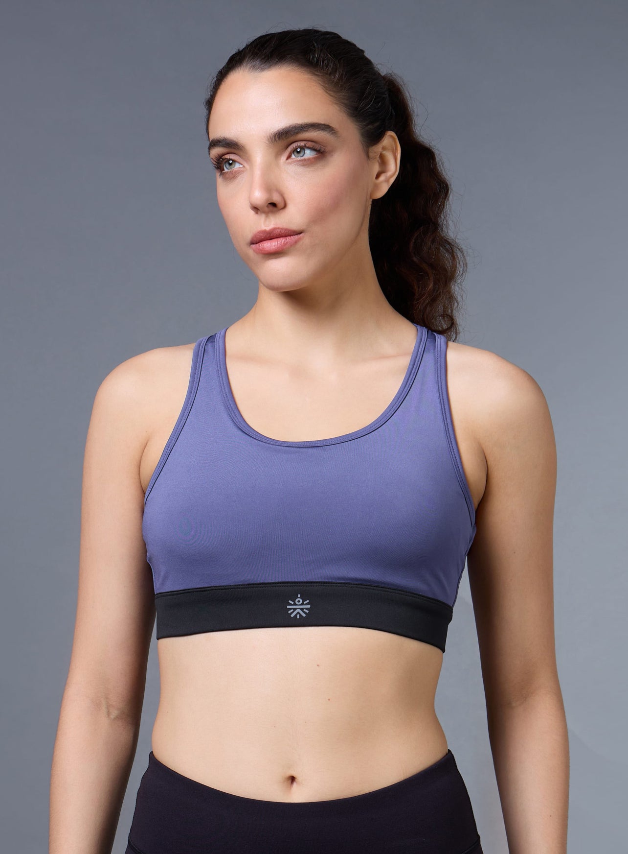 Women's Purple Run Forward High Support Bra