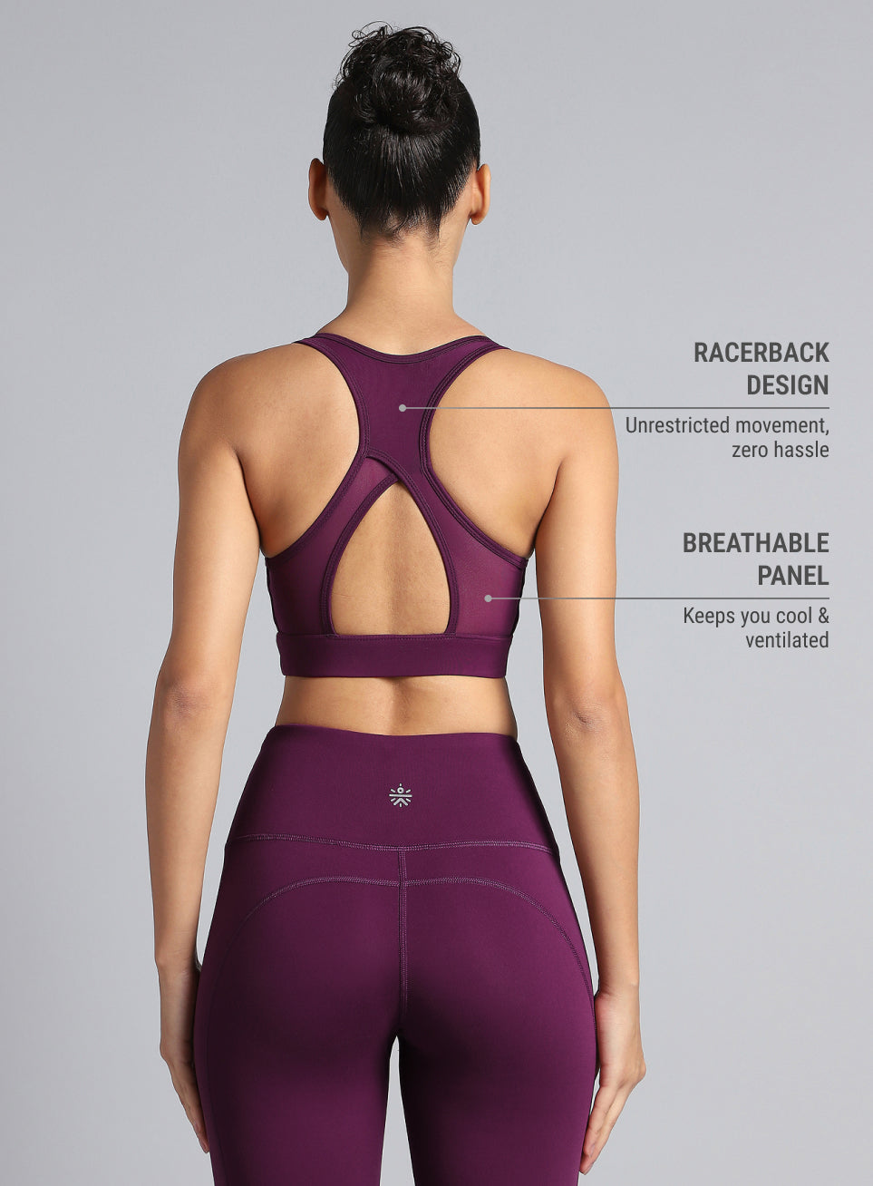 Women's Wine Run Elevate High Support Bra