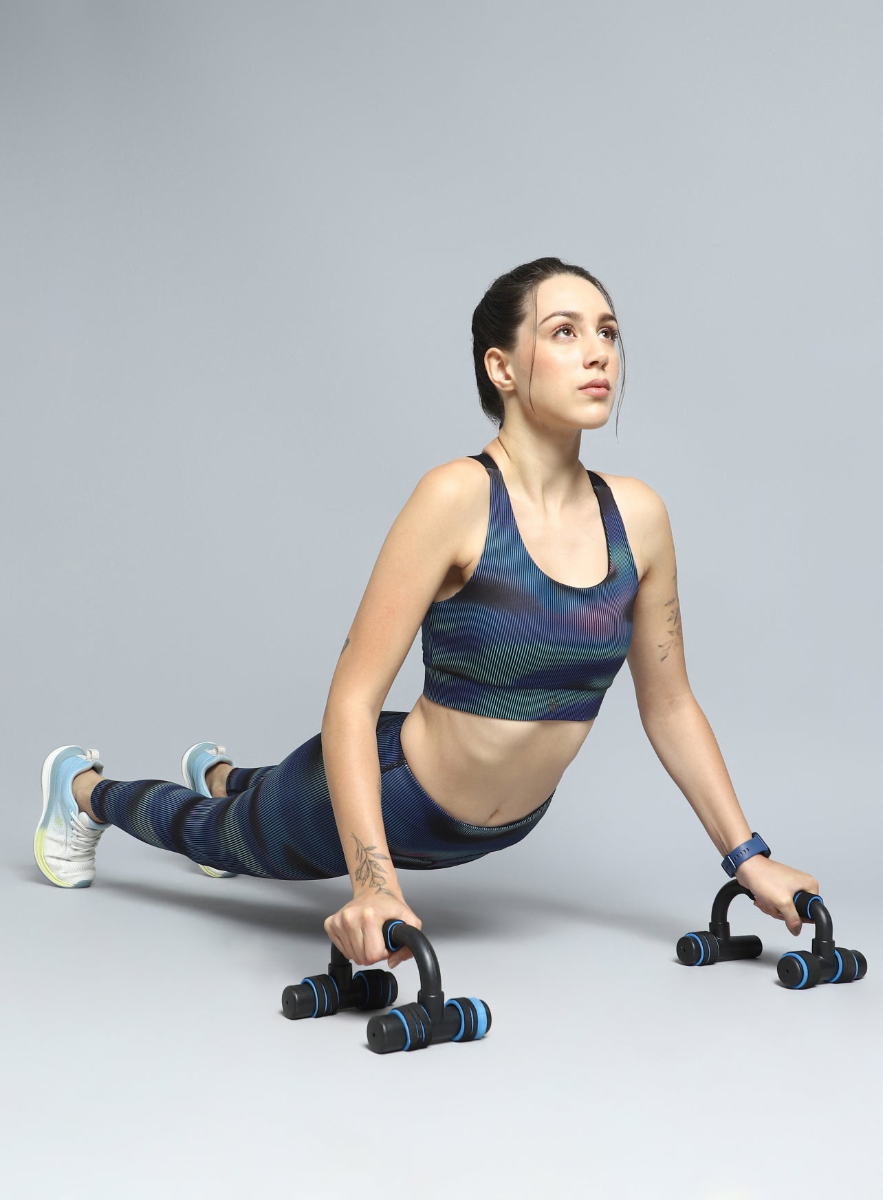 Women's Energy Map All Over Print High Support Bra