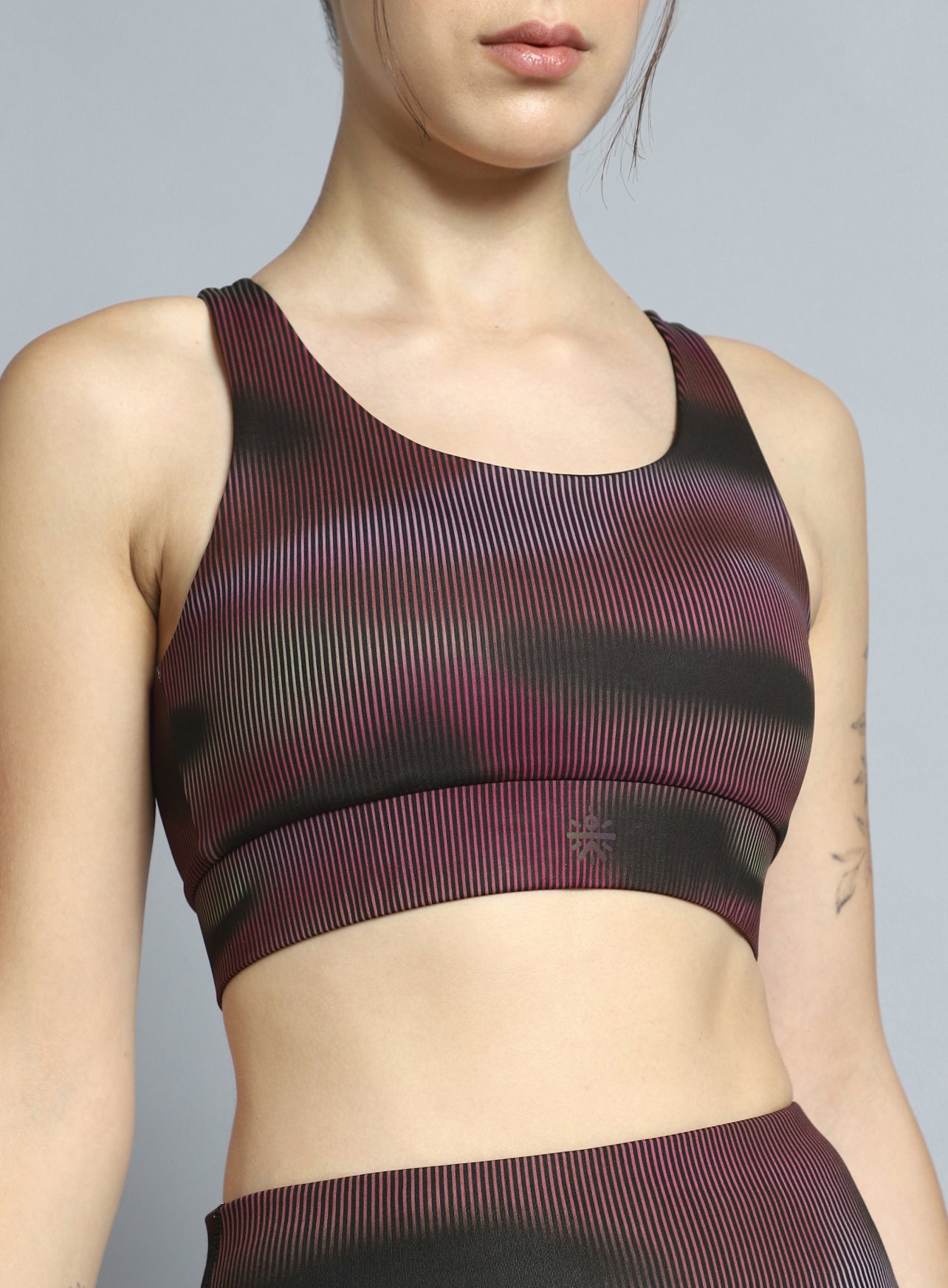 Women's Energy Map All Over Print High Support Bra