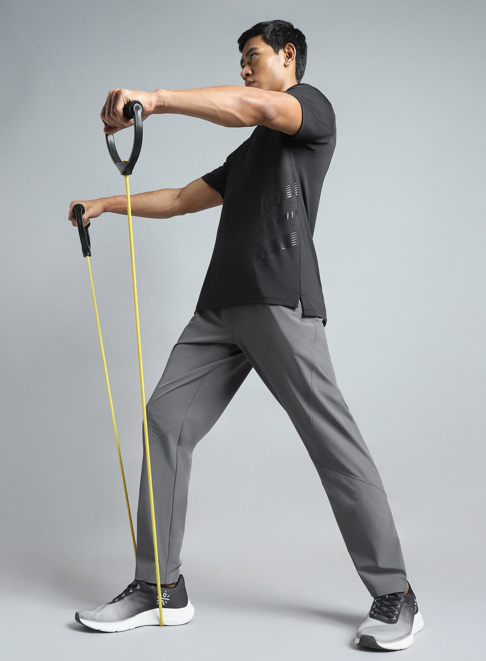 Men's Dark Grey True Performance Sculpted Trackpants