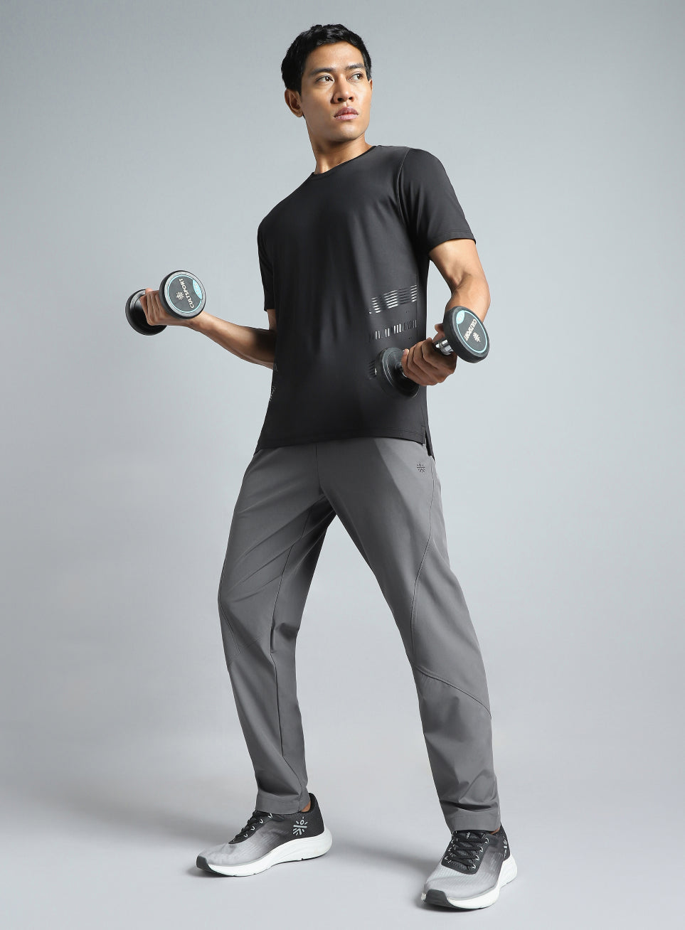 Men's Dark Grey True Performance Sculpted Trackpants