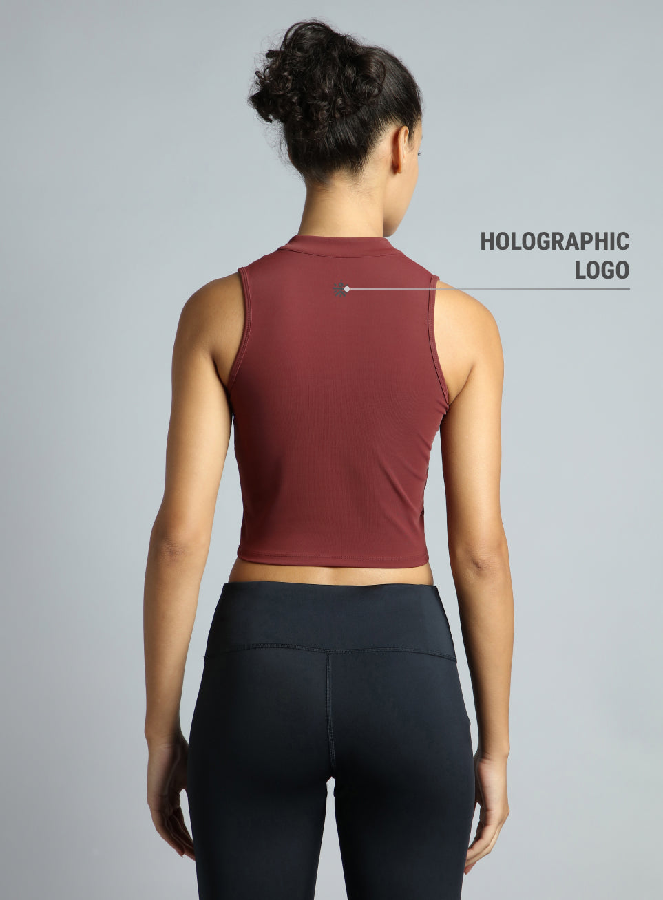 Women's Purple Train All Sculpted Slim Fit Top