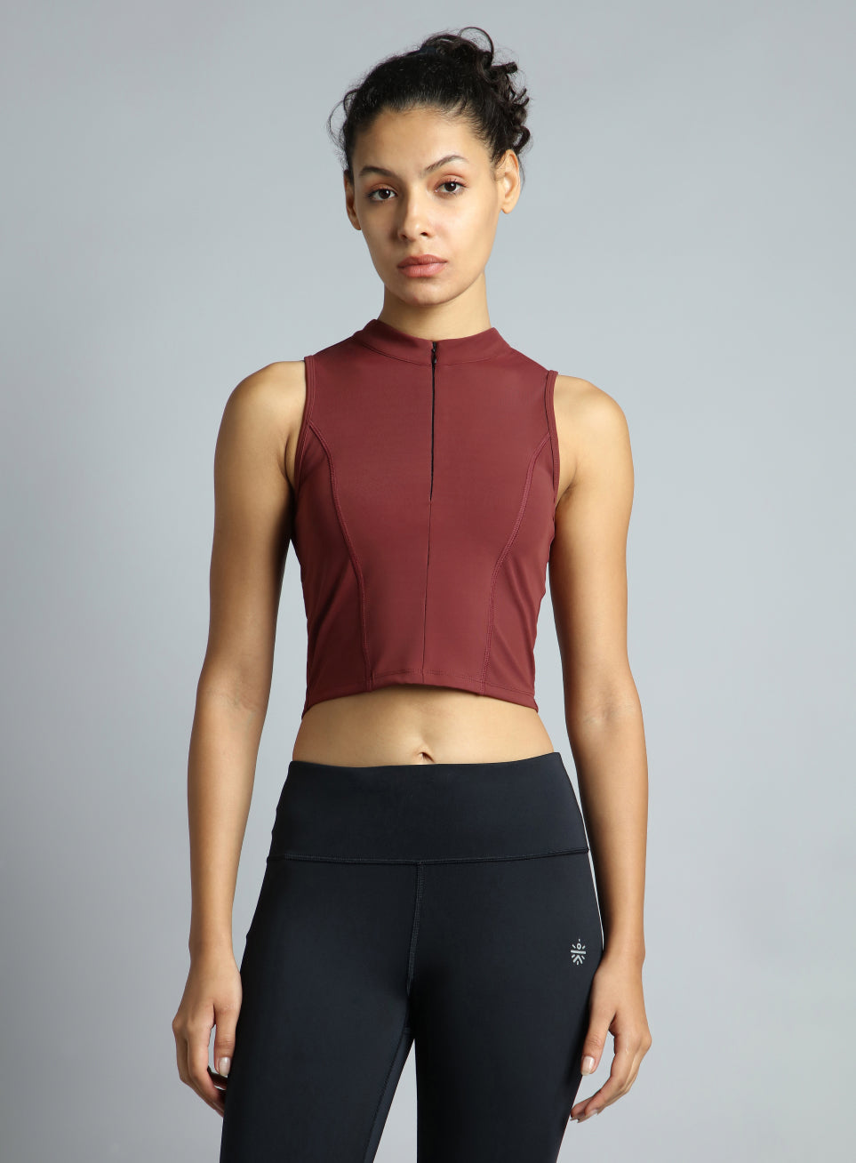 Women's Purple Train All Sculpted Slim Fit Top